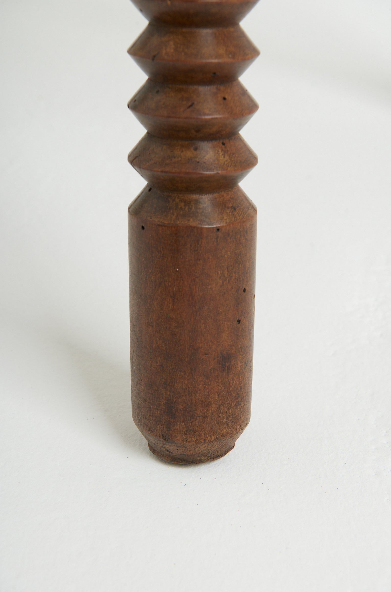 Oak and Rush Table