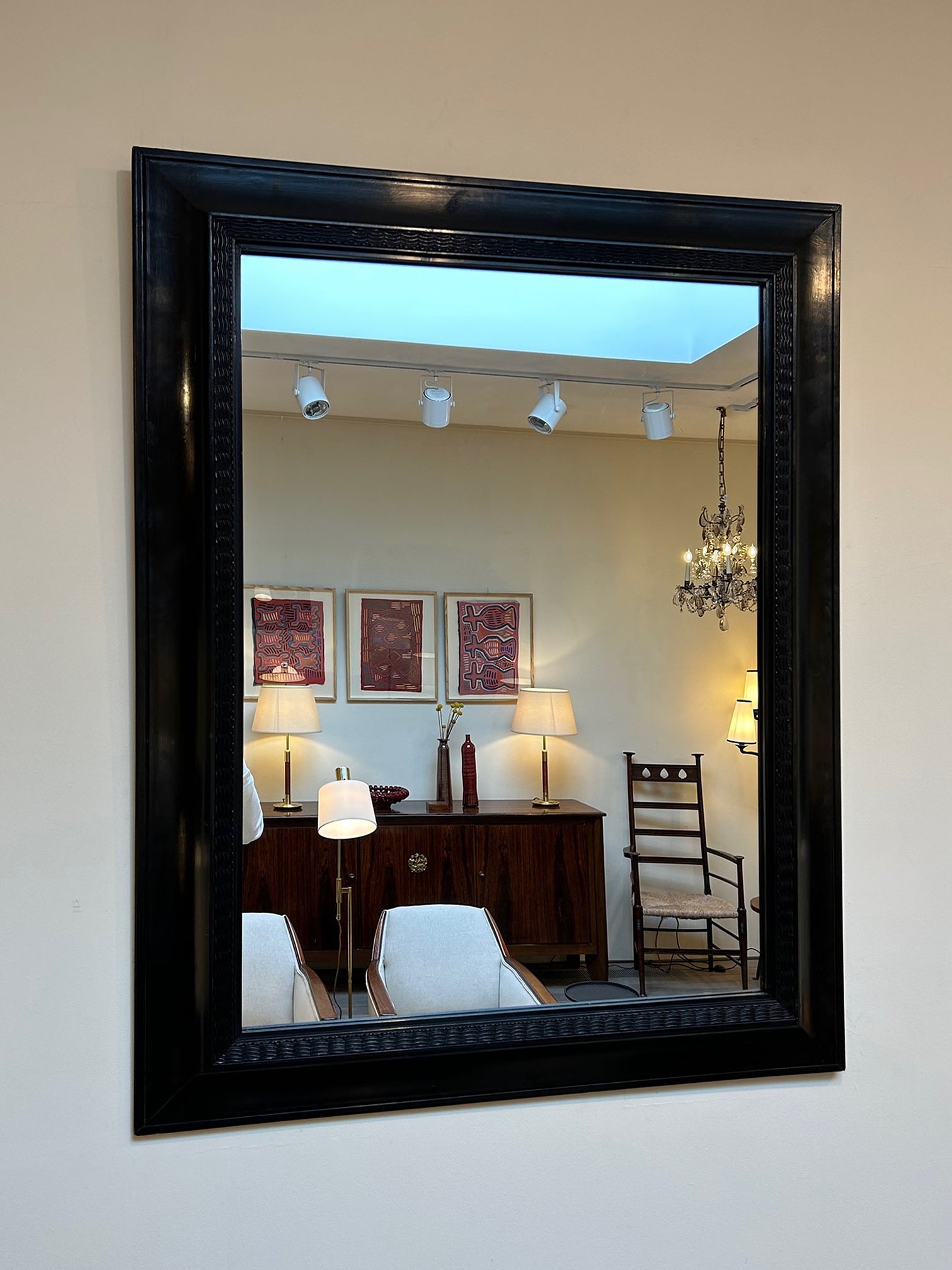 Large Flemish Style Mirror