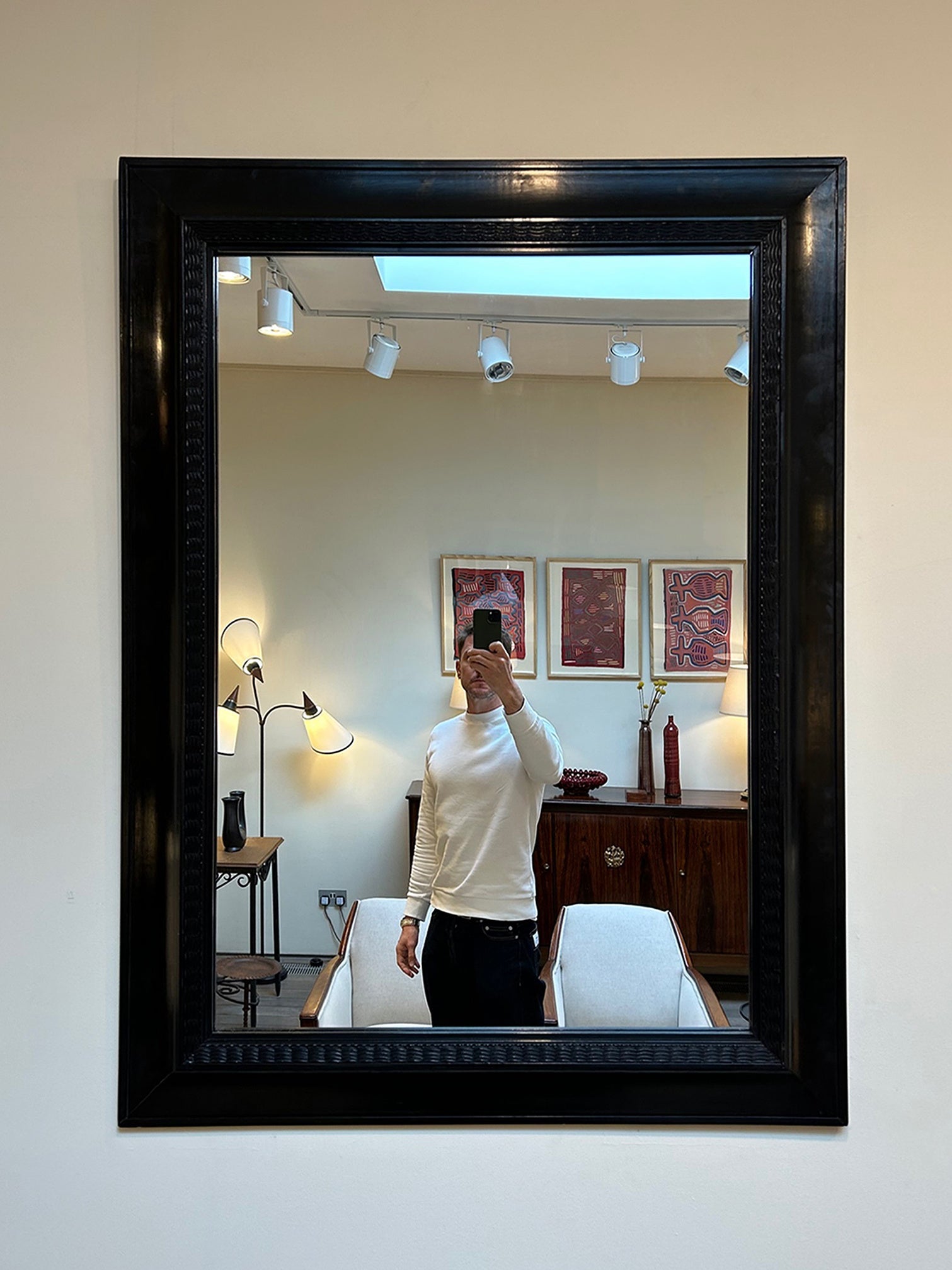 8731- Large Flemish Style Mirror