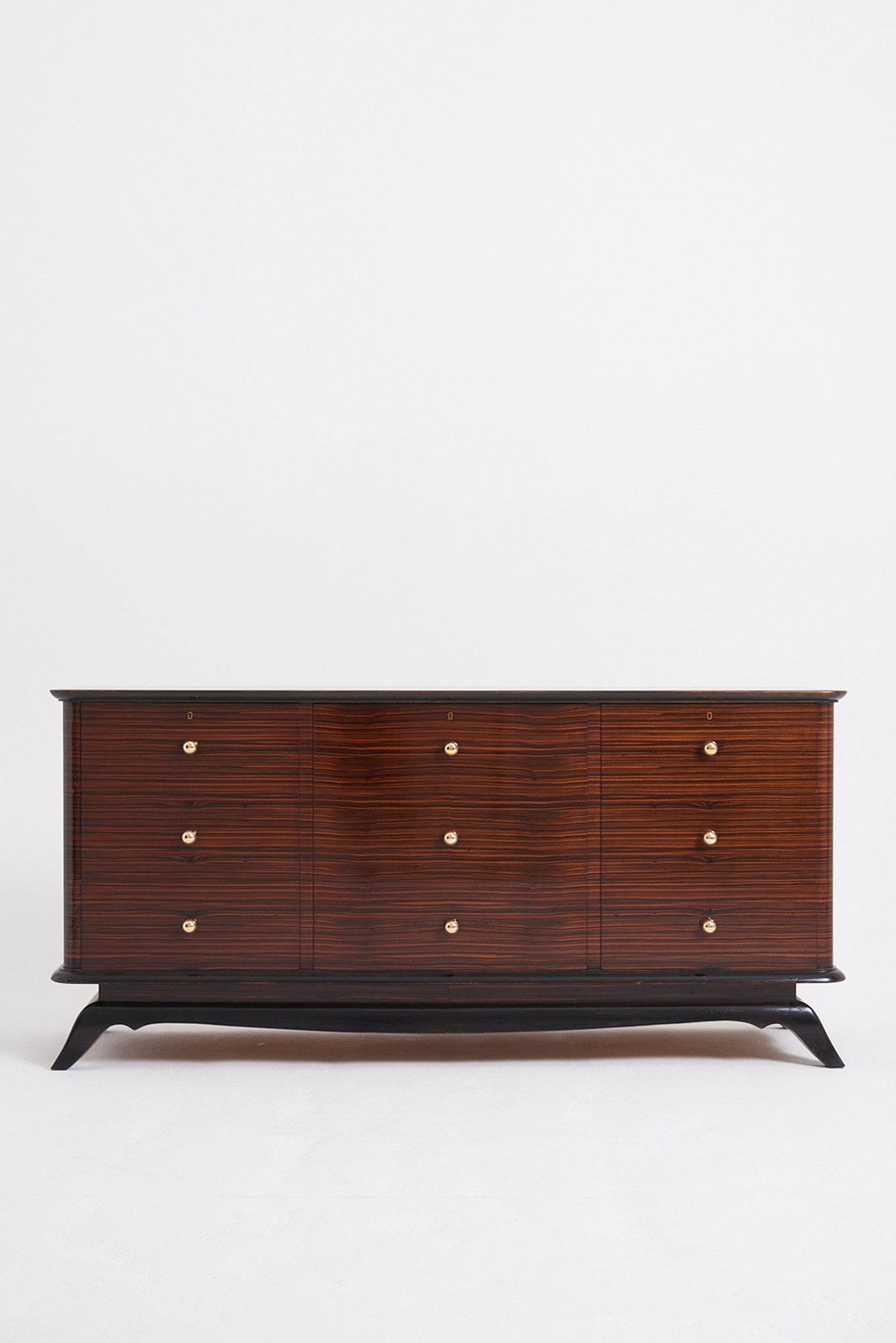 8735- Art Deco Macassar Chest of Drawers