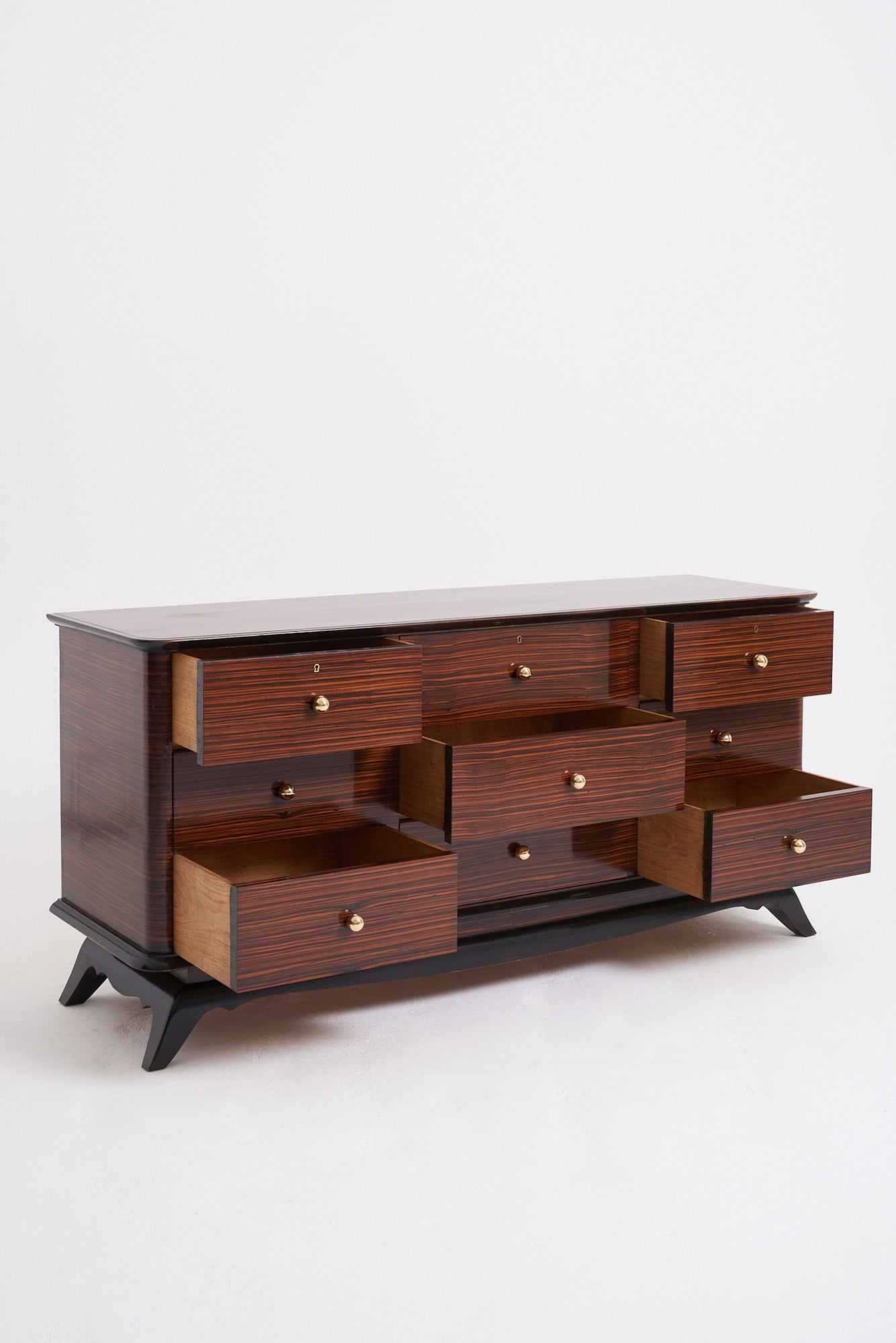 Art Deco Macassar Chest of Drawers