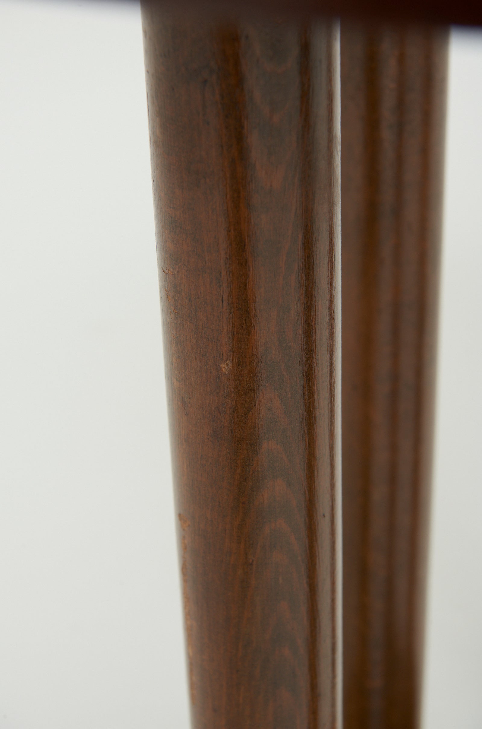 Art Deco Velum and Beech Side Table