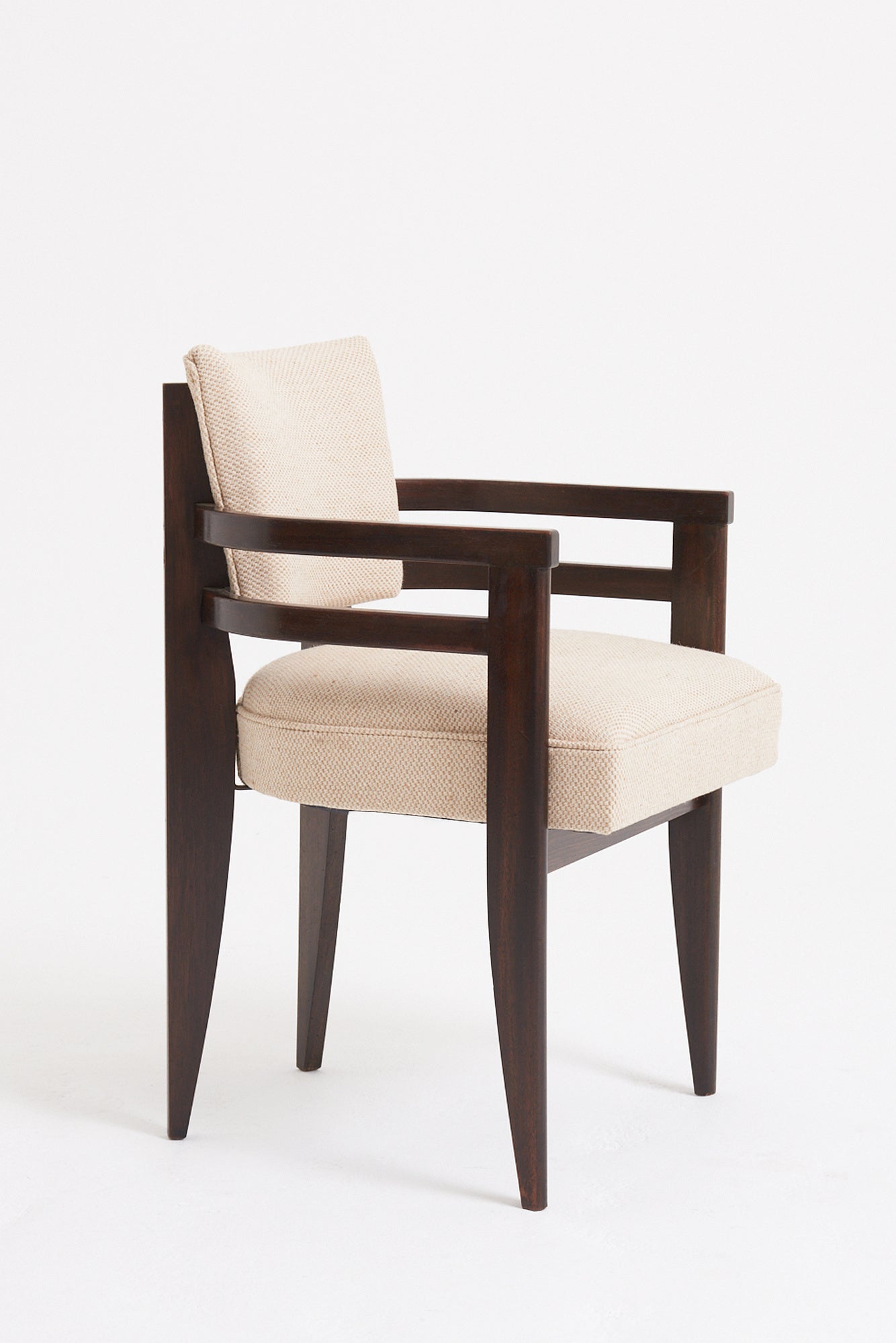 Art Deco Mahogany Armchairs