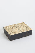 8745- Art Deco Egg Shell and Ebony Box