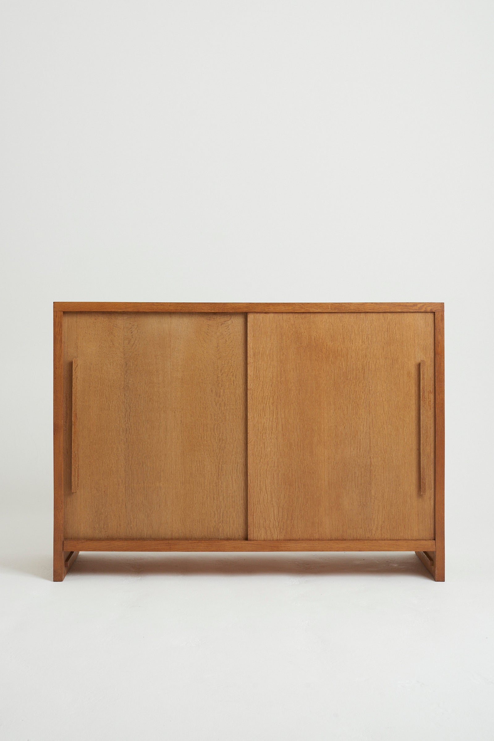 8750- Mid-Century Oak Cabinet