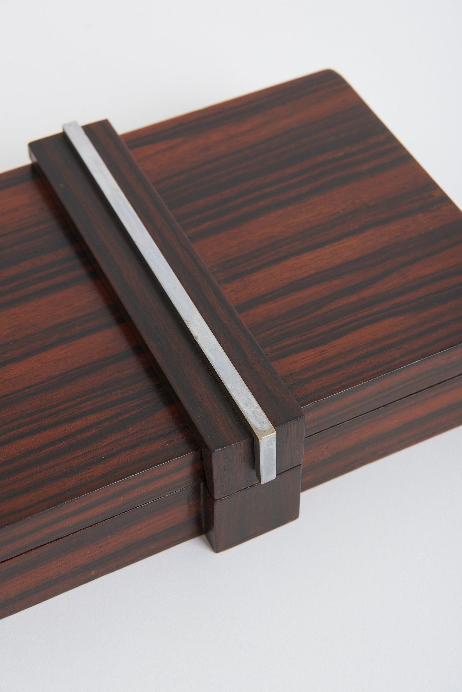 Art Deco Macassar Ebony Box