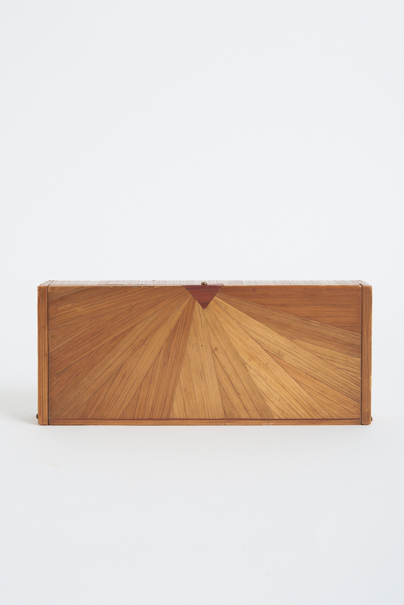 Art Deco Straw Marquetry Box