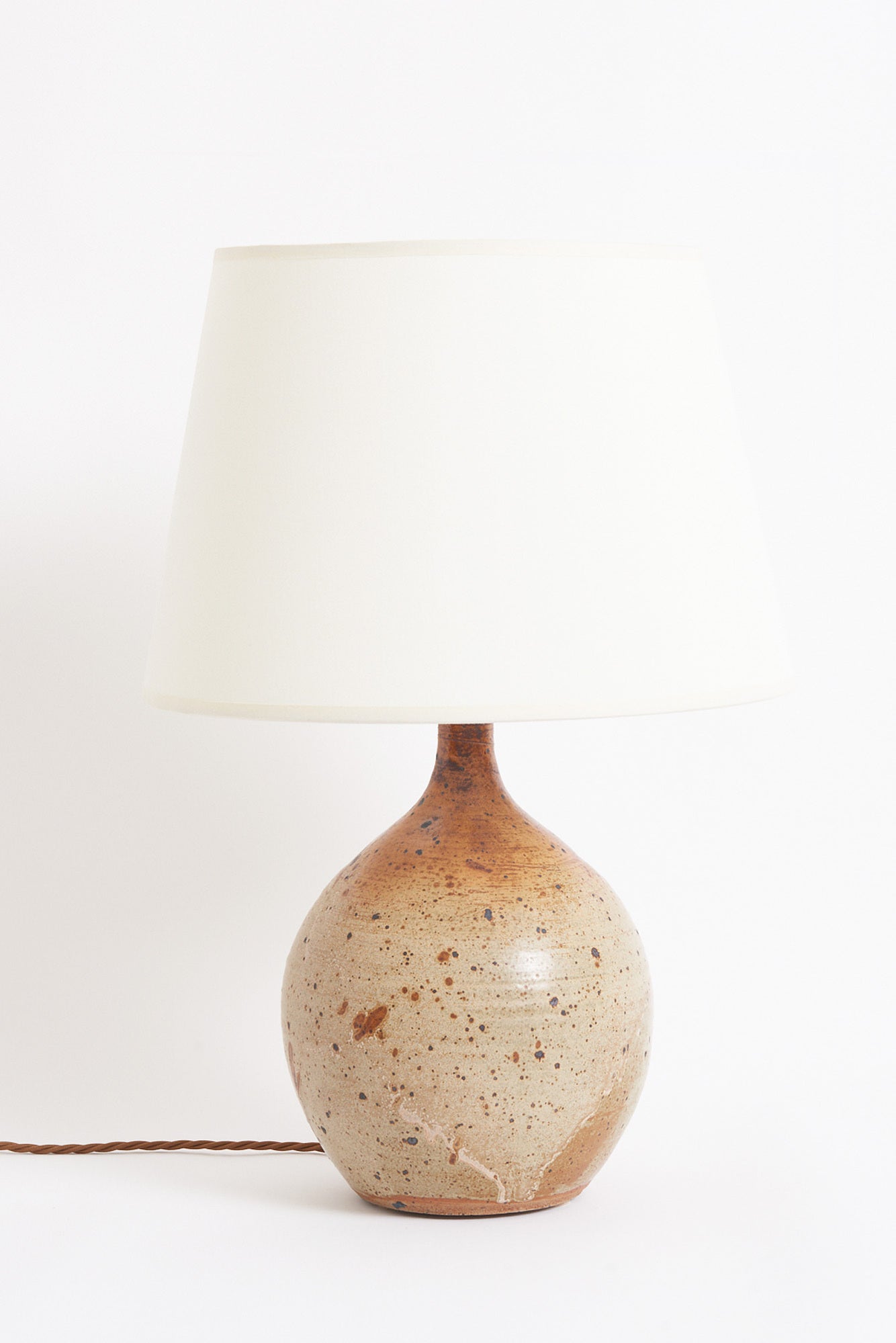 8772- Large Mid-Century Stoneware Table Lamp