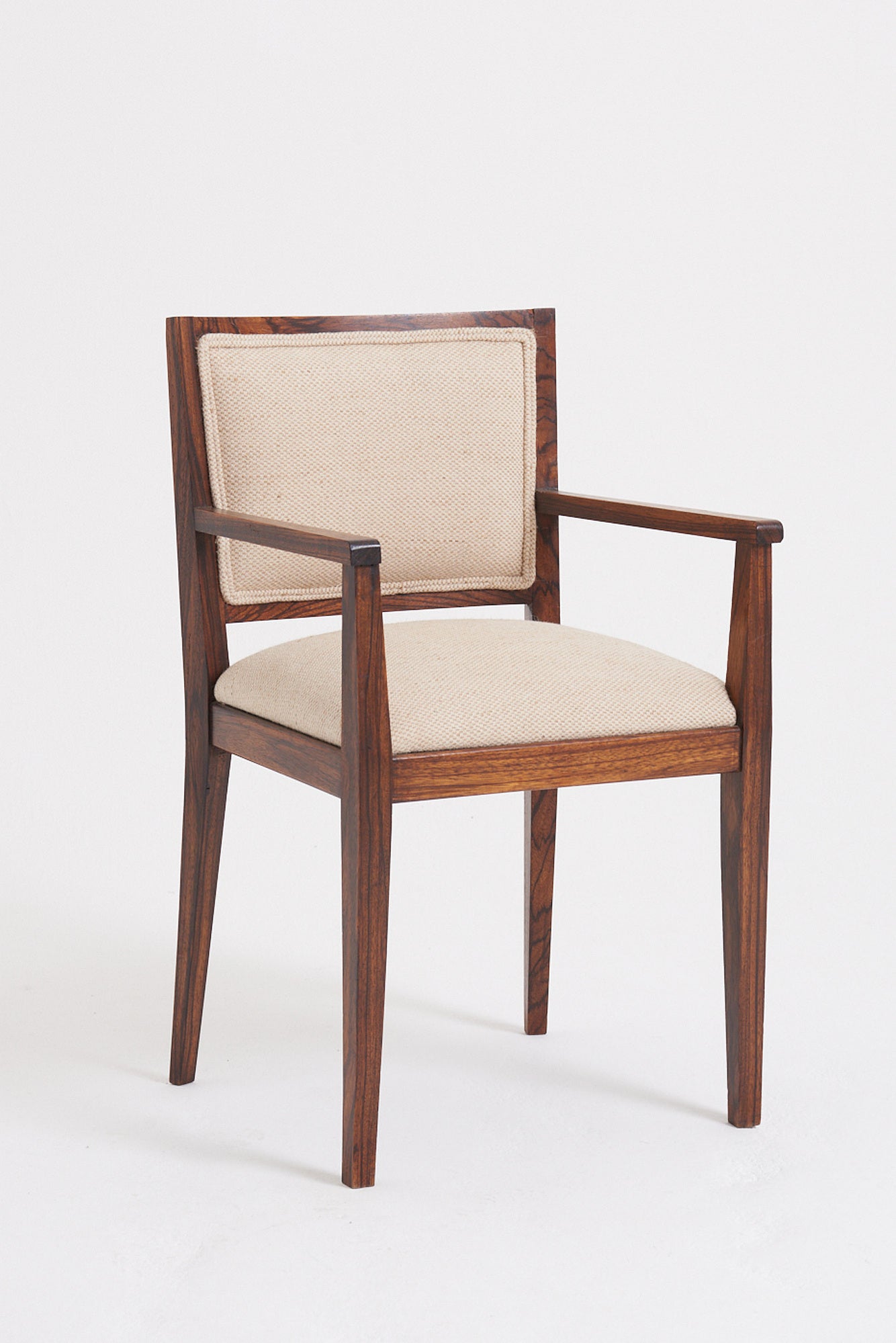 Pair of Mid-Century Macassar Armchairs