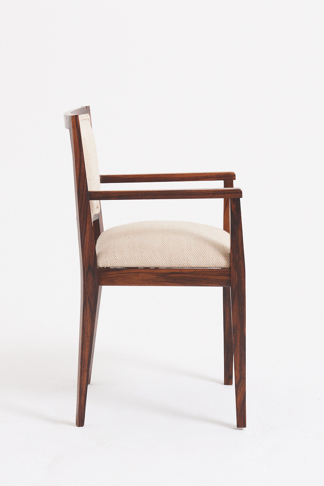 Pair of Mid-Century Macassar Armchairs
