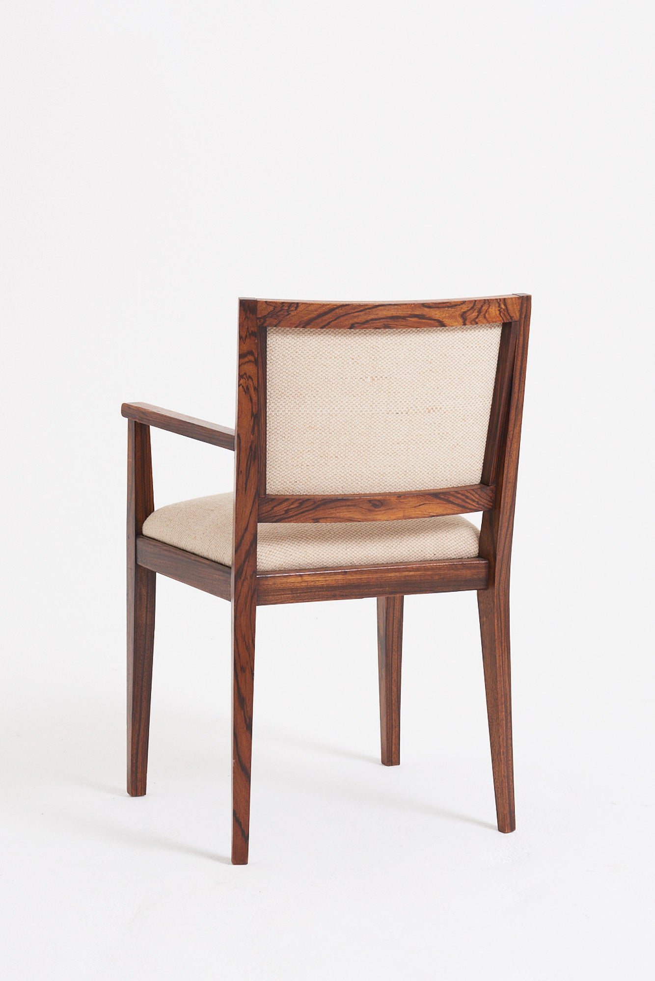Pair of Mid-Century Macassar Armchairs