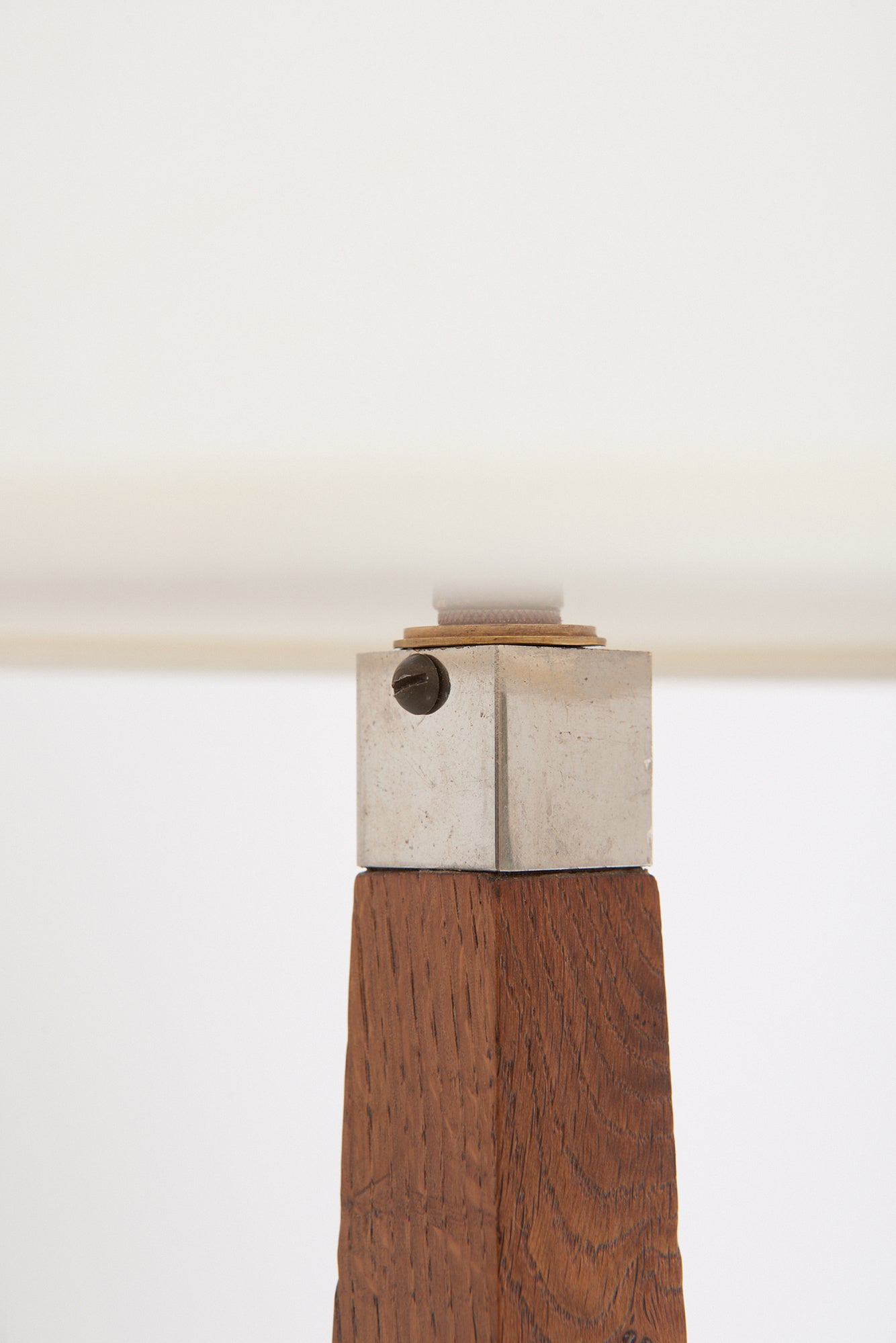 Art Deco Oak Table Lamp