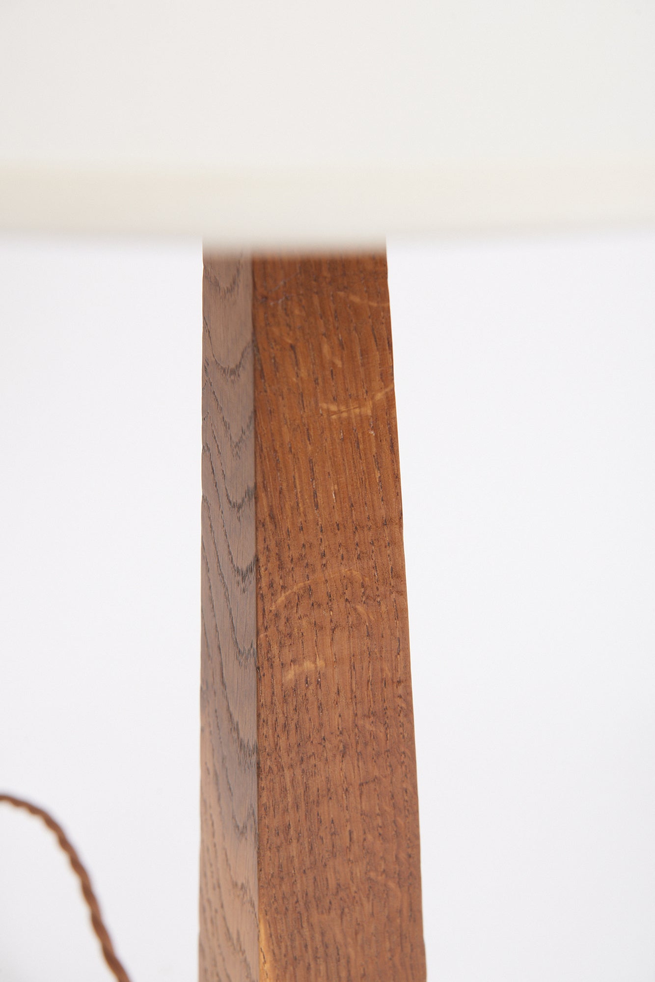 Art Deco Oak Table Lamp