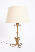 8797- Spanish Gilt Iron Table Lamp