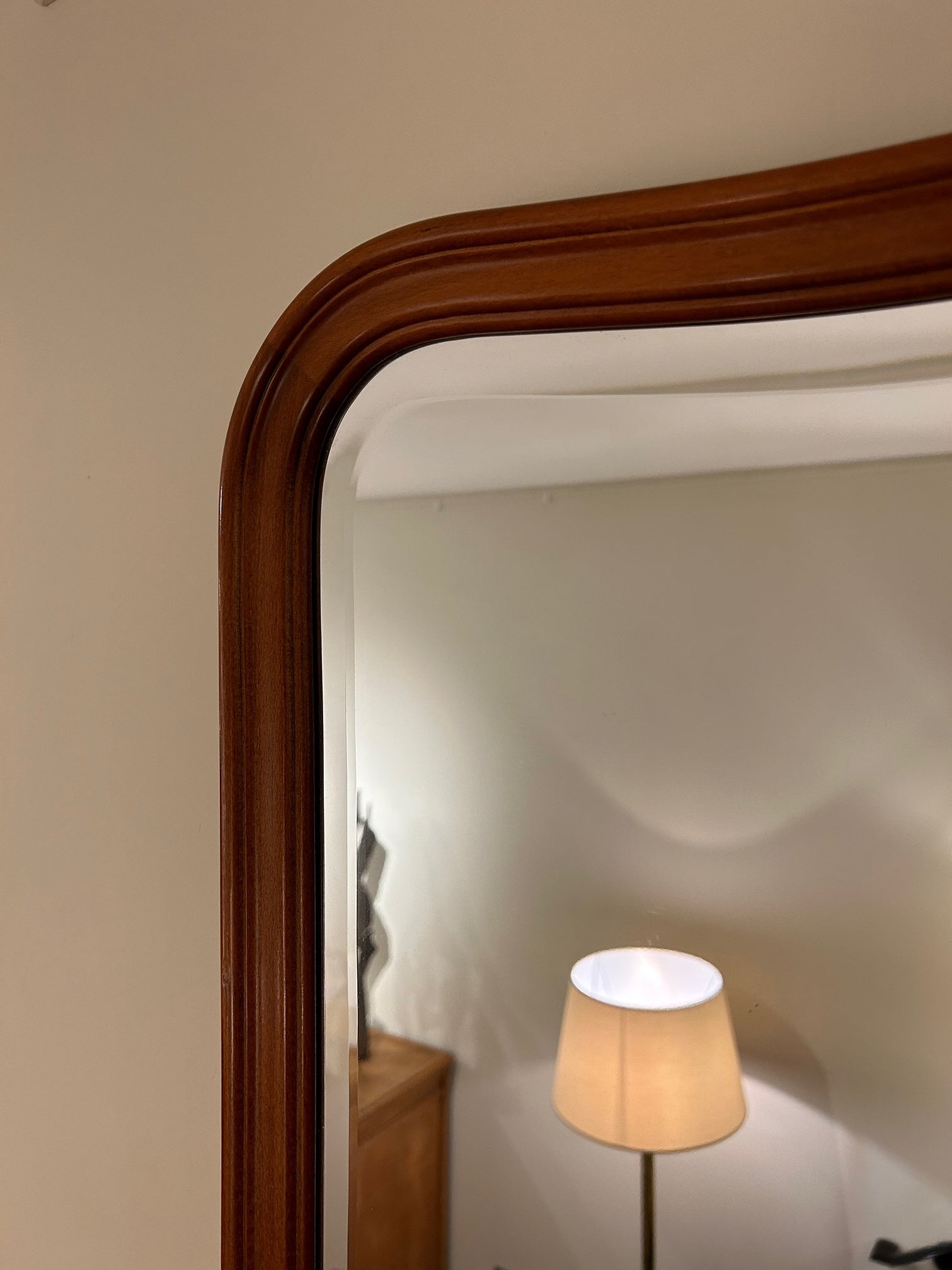 Mid-Century Free-Form Mirror by Glas & Trä