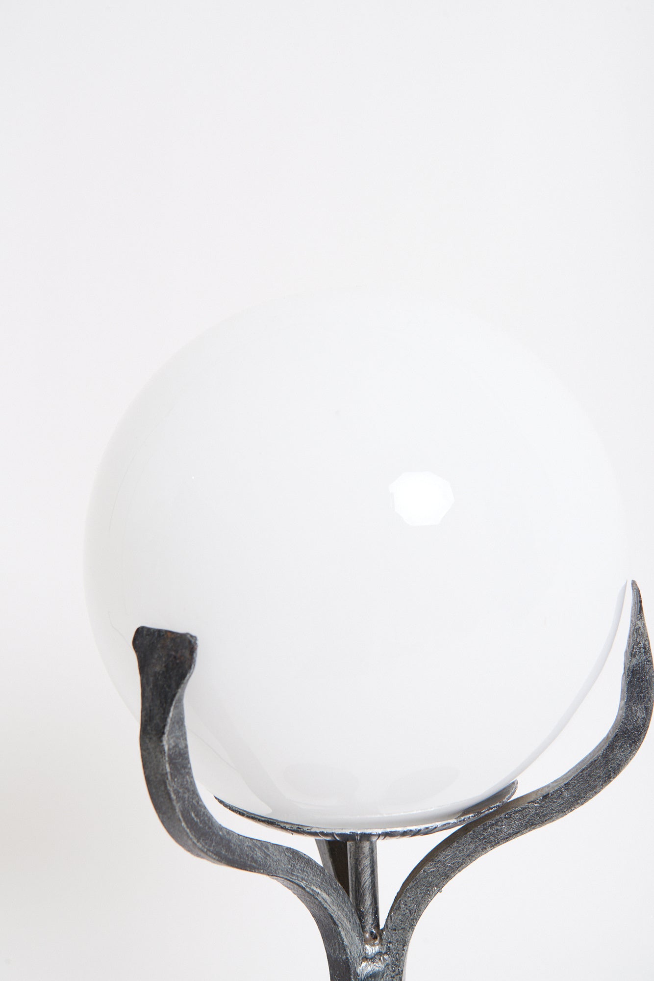 Glass Globe Table Lamp