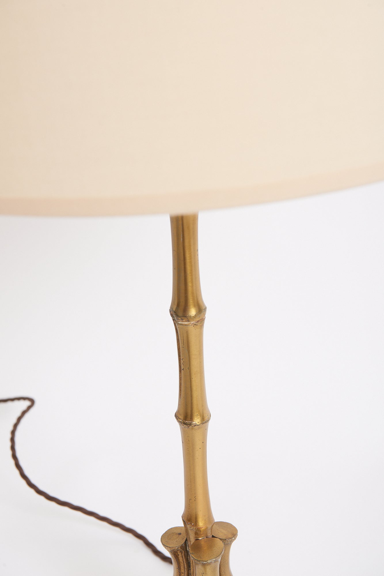 Brass Bamboo Table Lamp