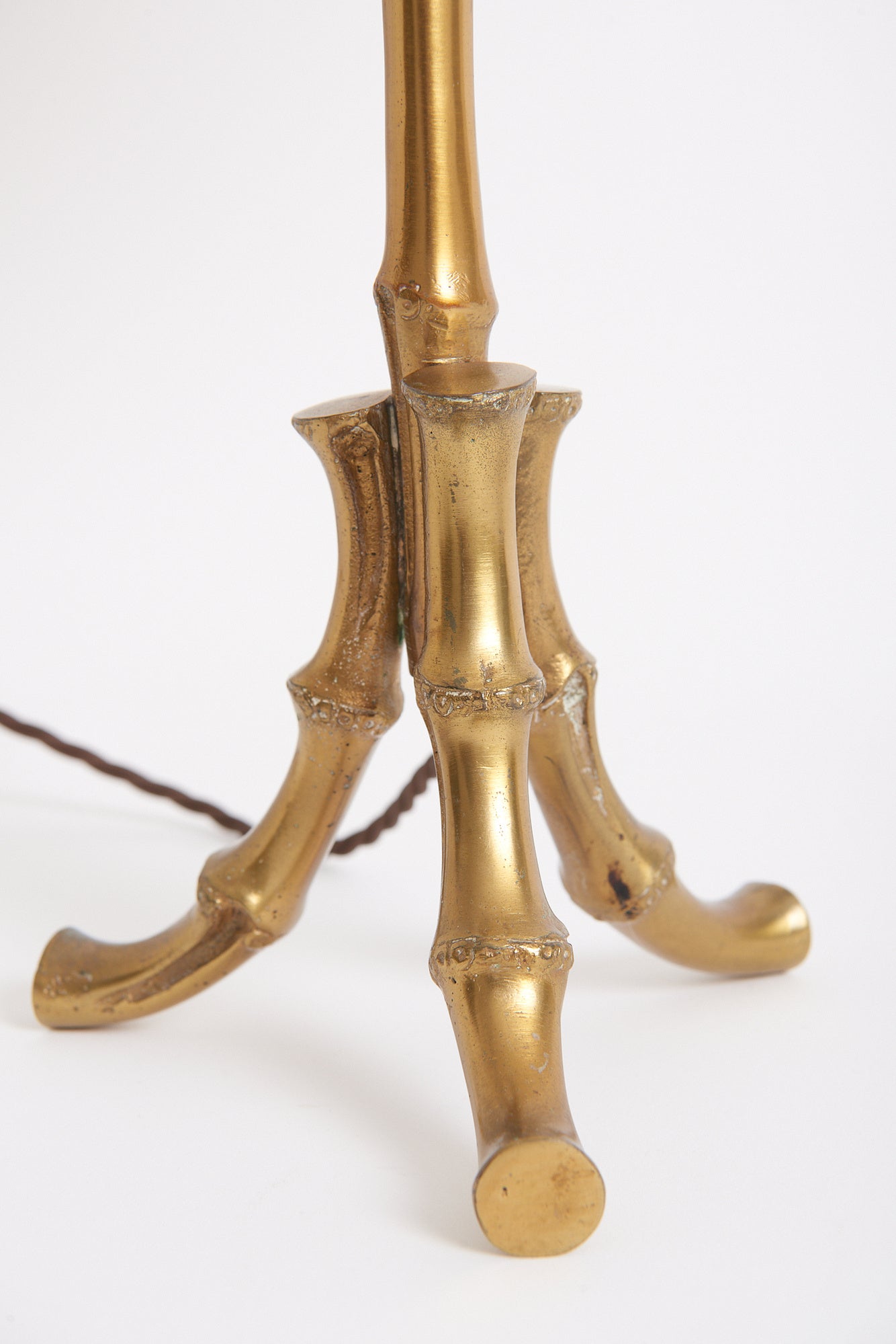 Brass Bamboo Table Lamp