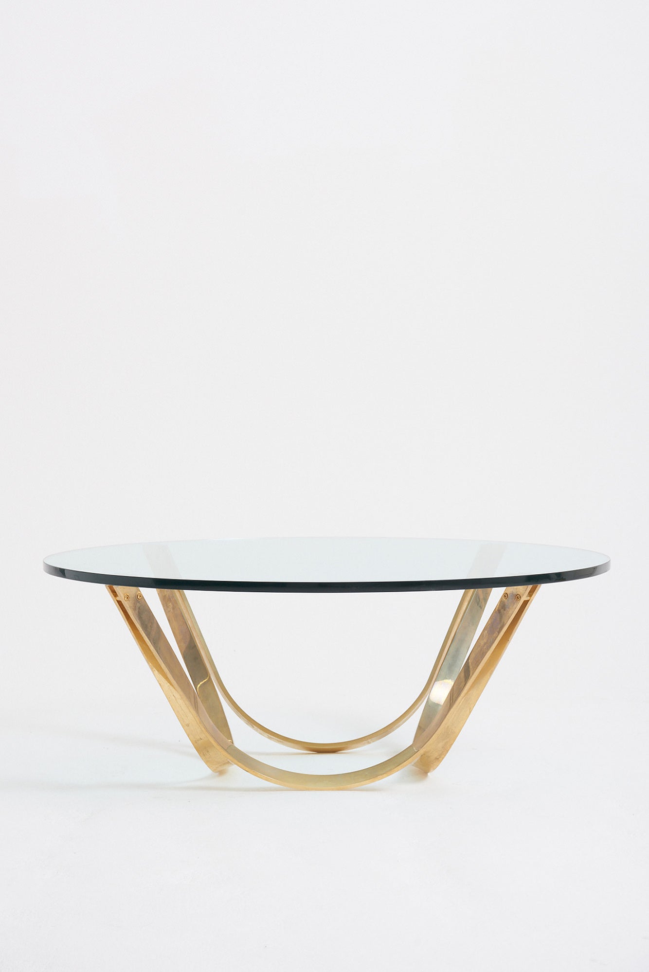 Circular Glass Top Coffee Table