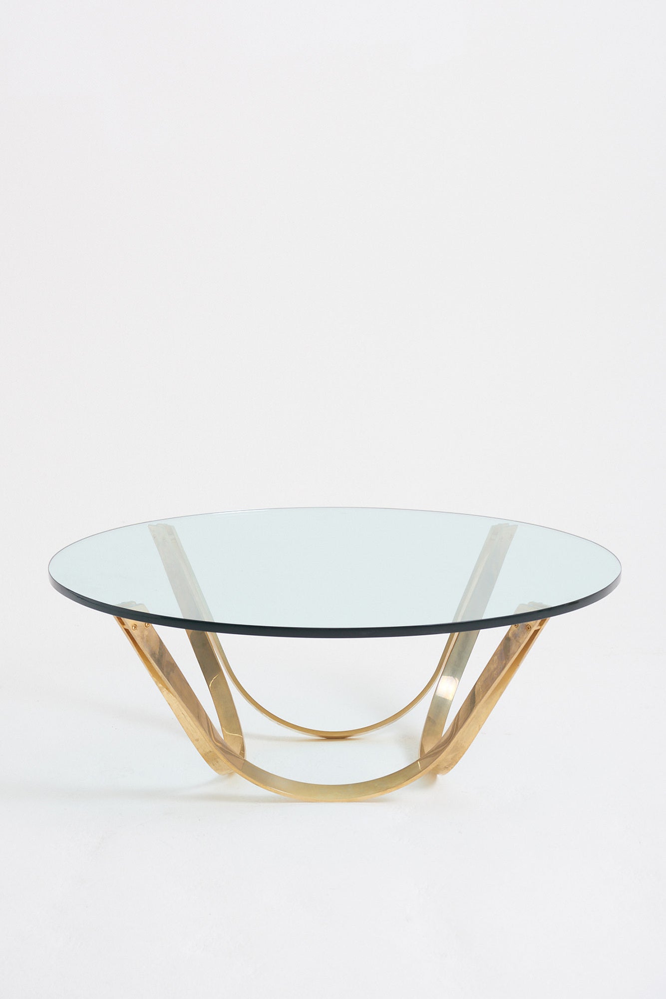 Circular Glass Top Coffee Table