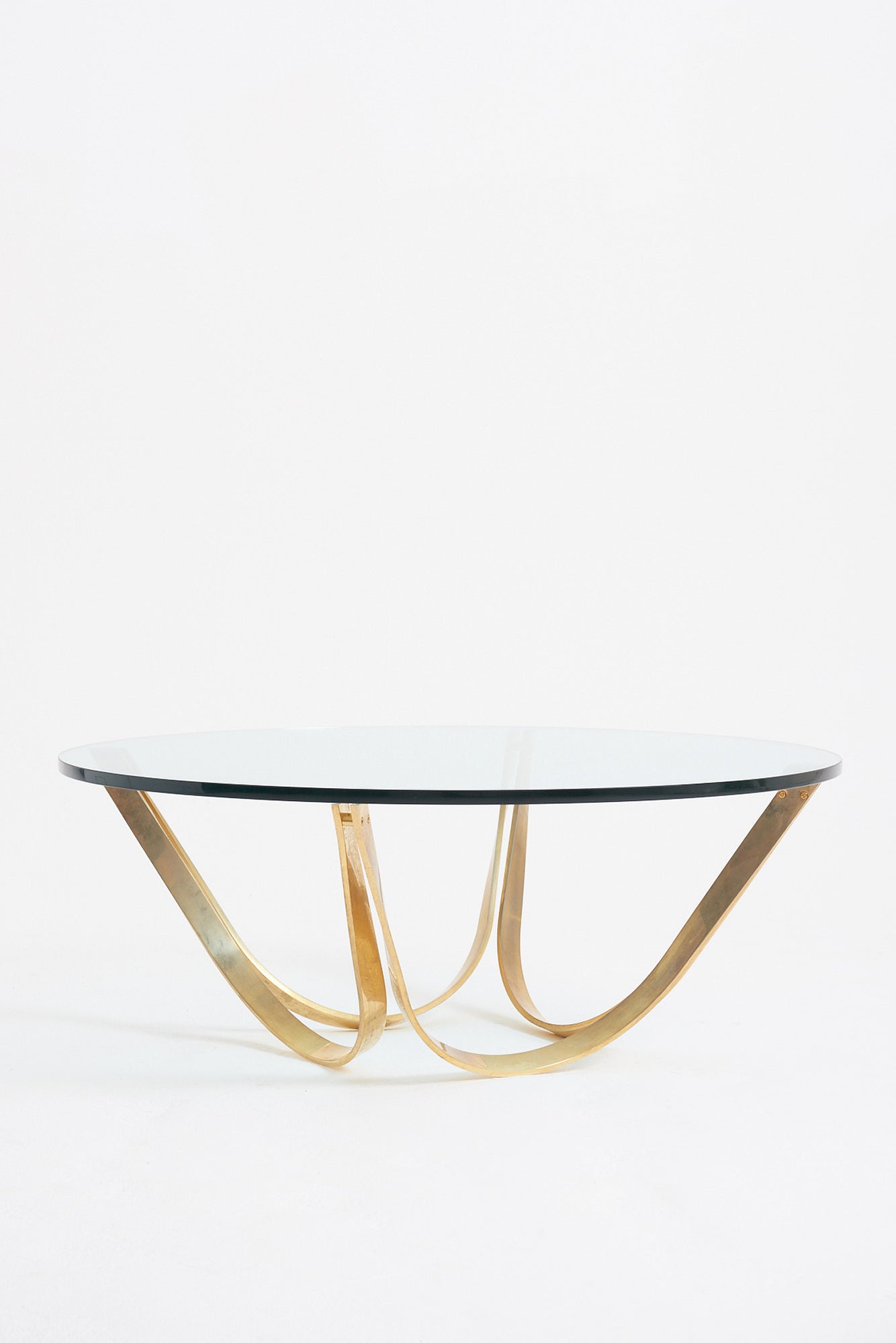 Circular Glass Top Coffee Table