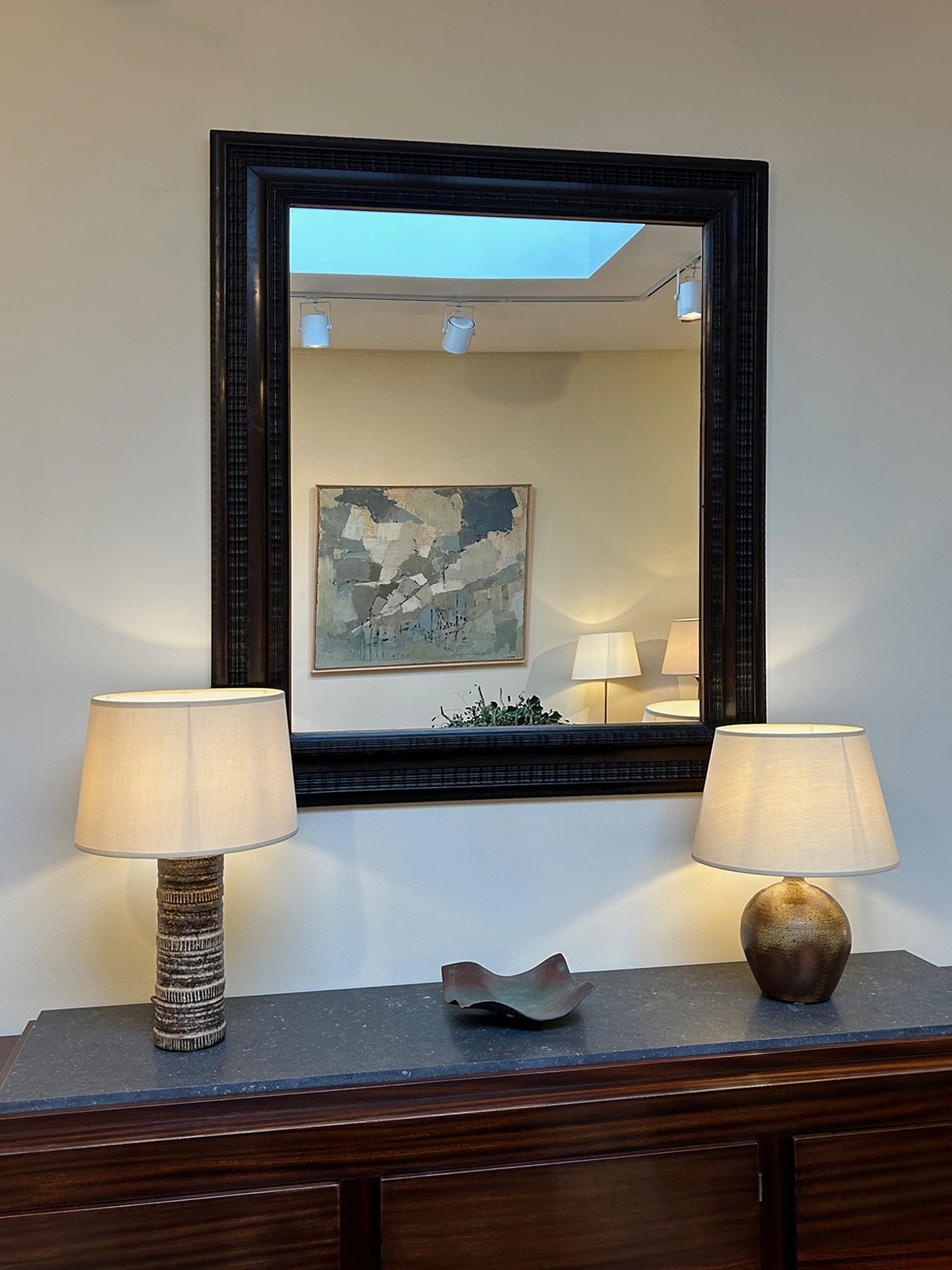 8849- Flemish Style Ripple Frame Mirror