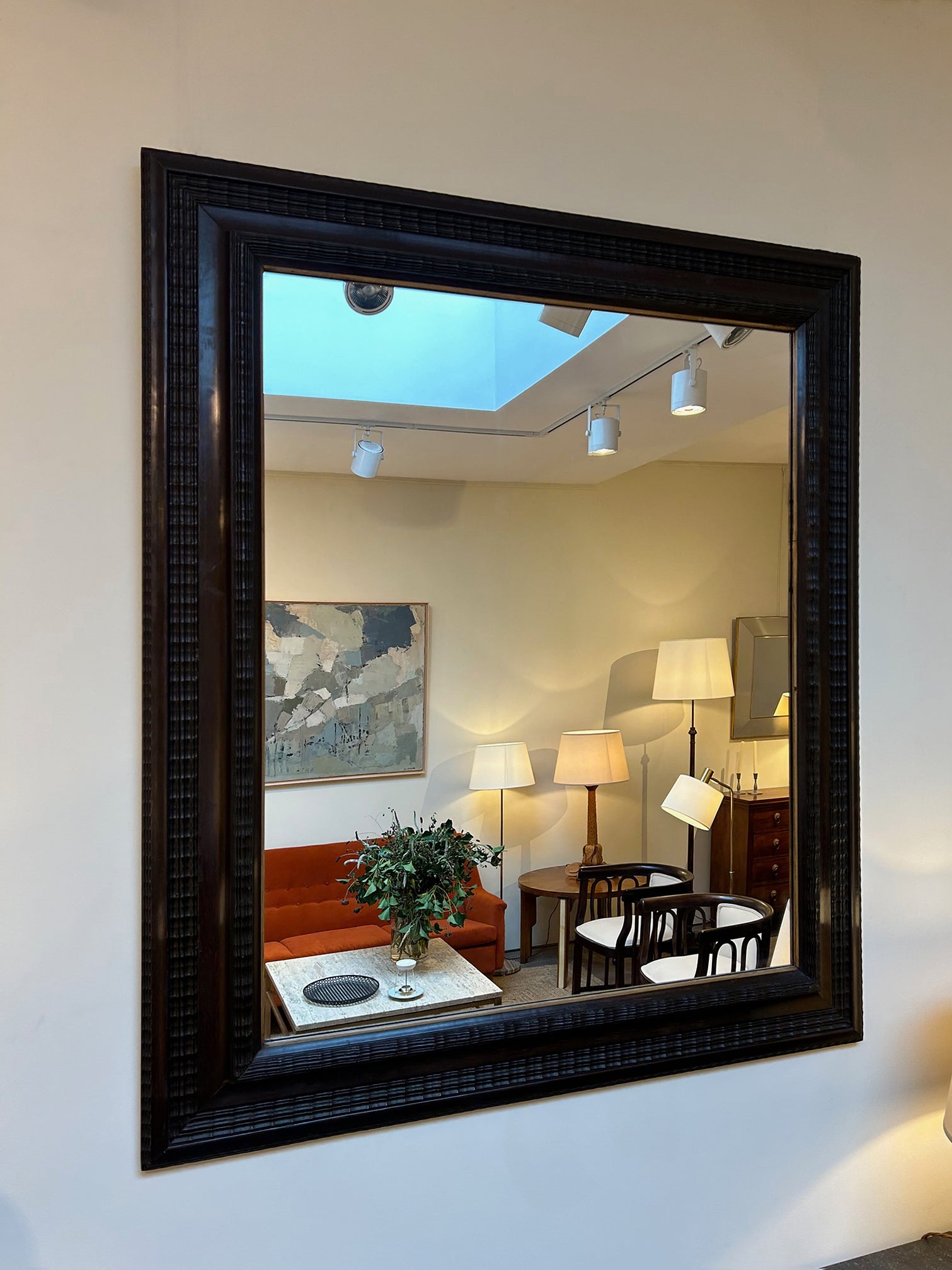 Flemish Style Ripple Frame Mirror