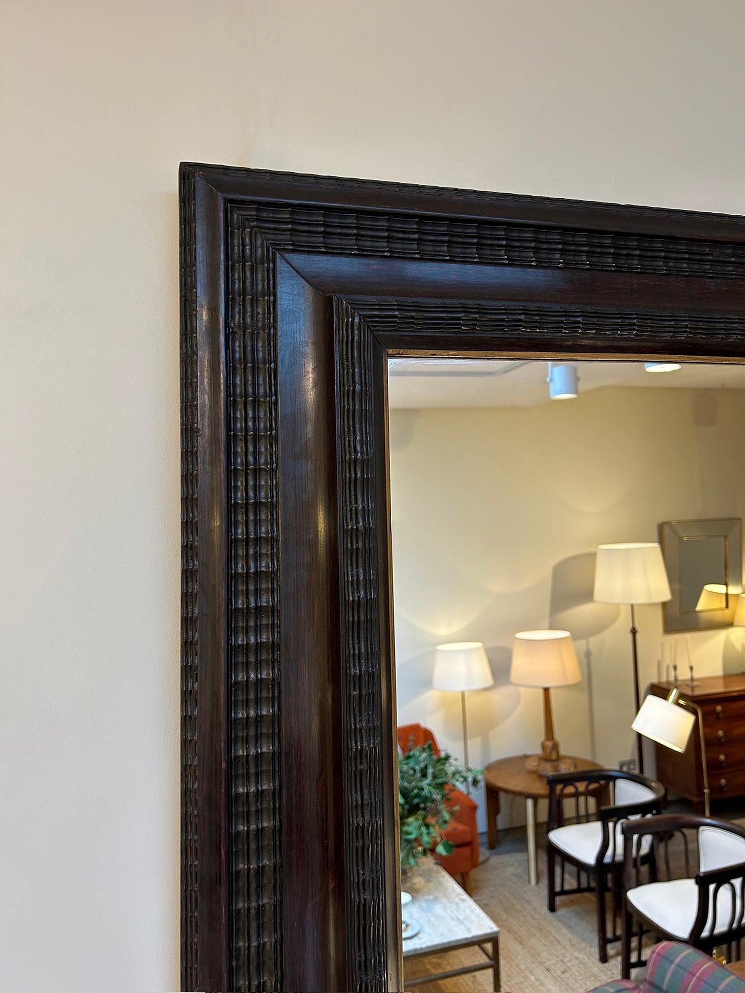 Flemish Style Ripple Frame Mirror