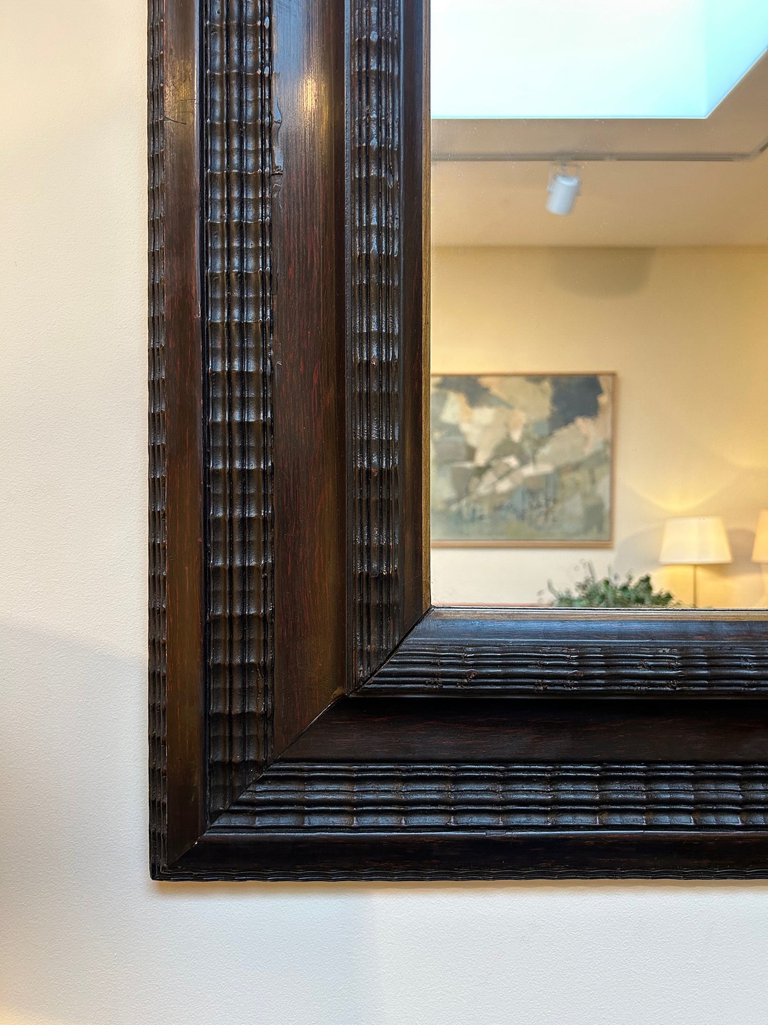Flemish Style Ripple Frame Mirror