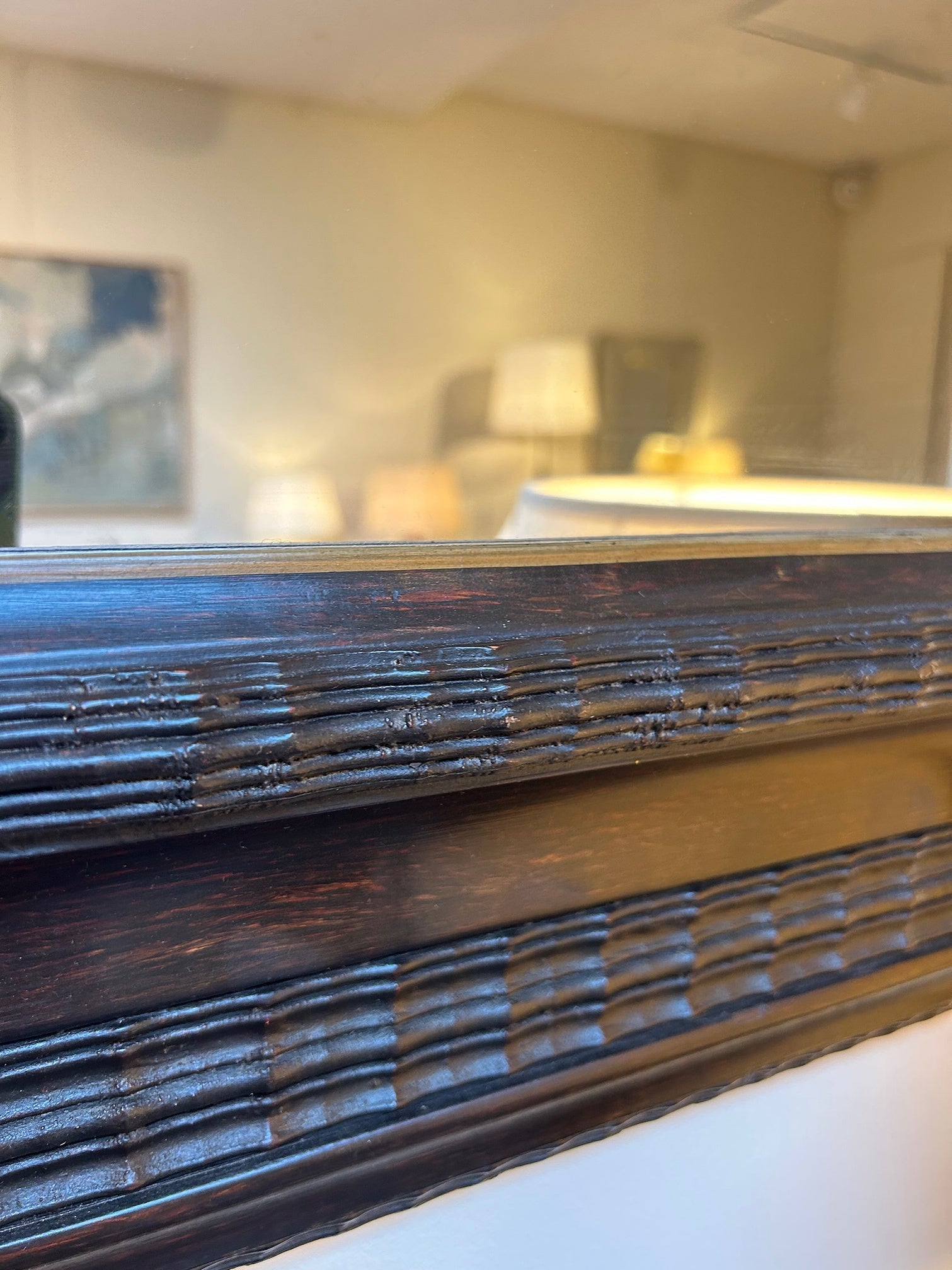 Flemish Style Ripple Frame Mirror