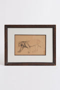 8863- Art Deco Panther Drawing
