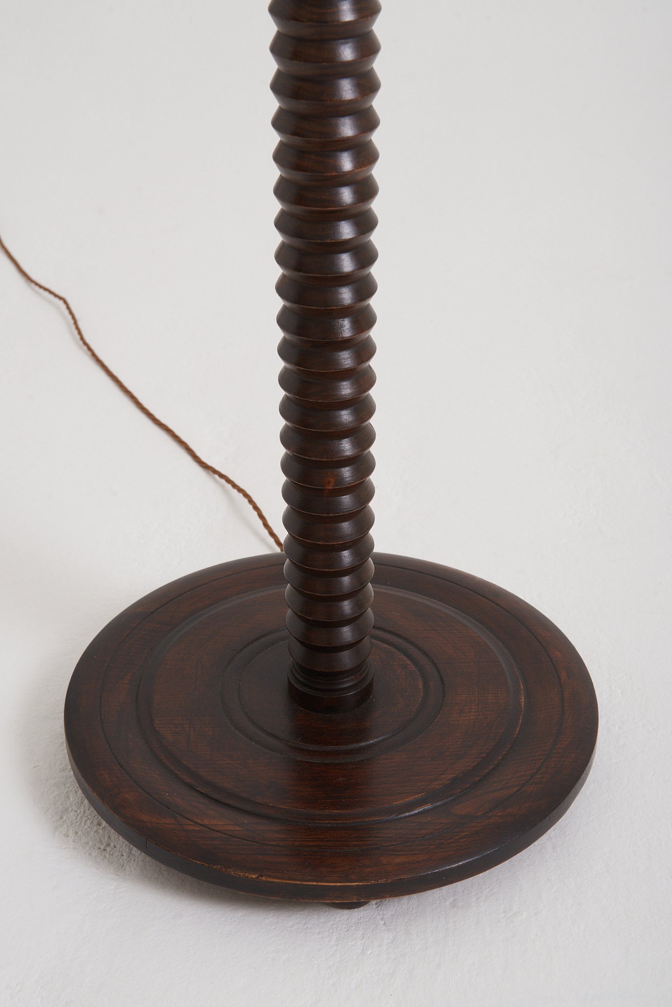 Art Deco Turned Floor Lamp