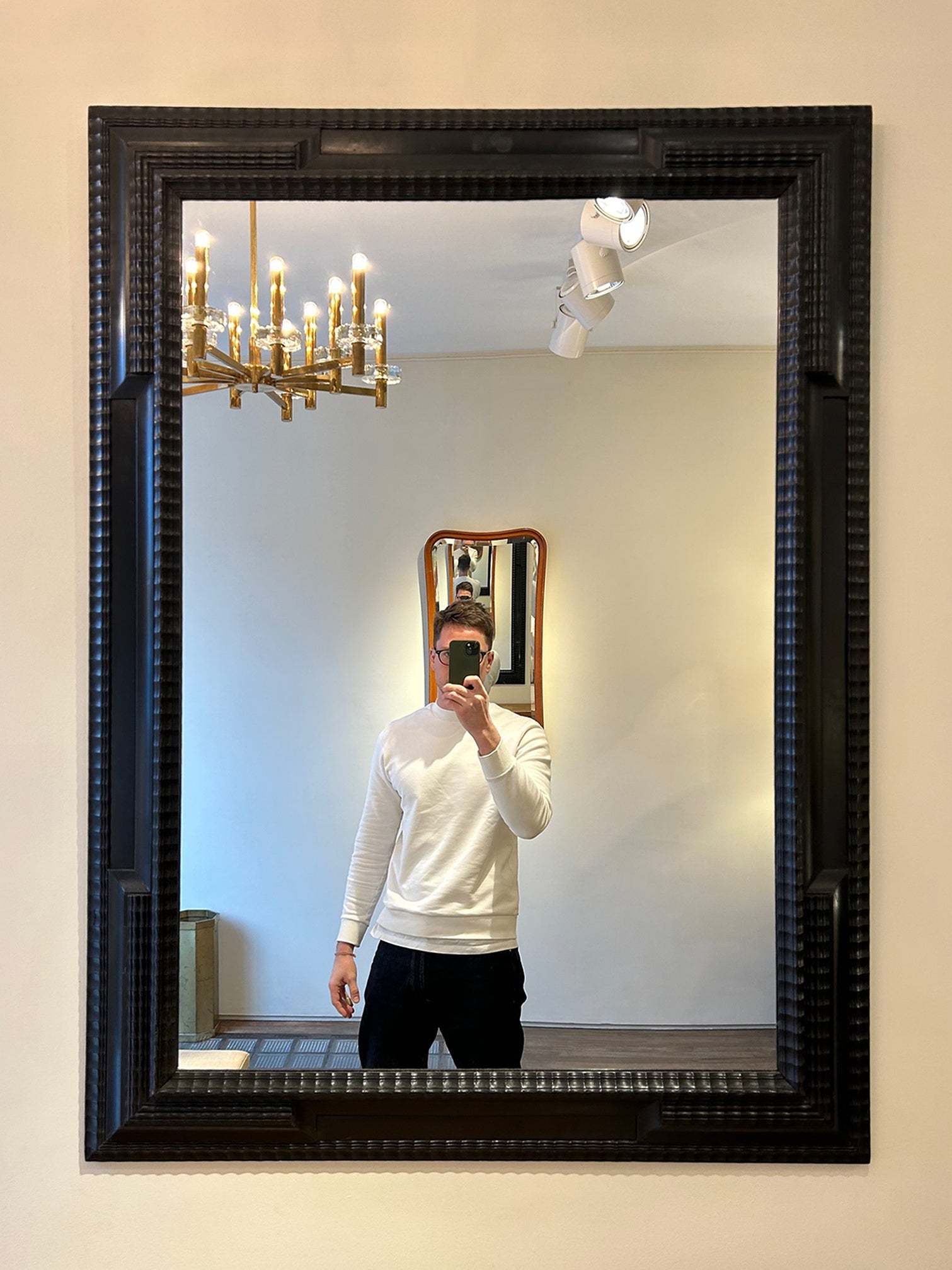 Flemish Style Ripple Frame Mirror