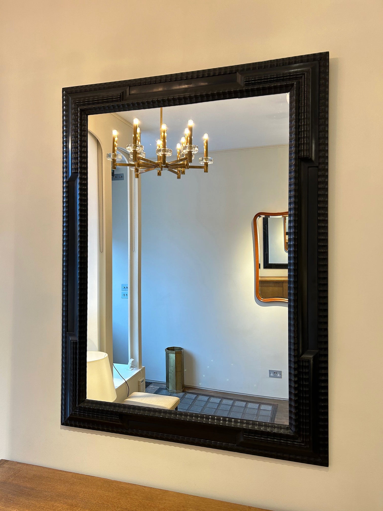 Flemish Style Ripple Frame Mirror