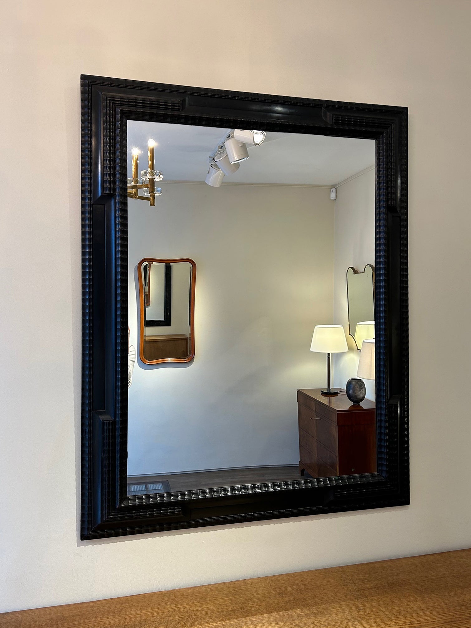 Flemish Style Ripple Frame Mirror
