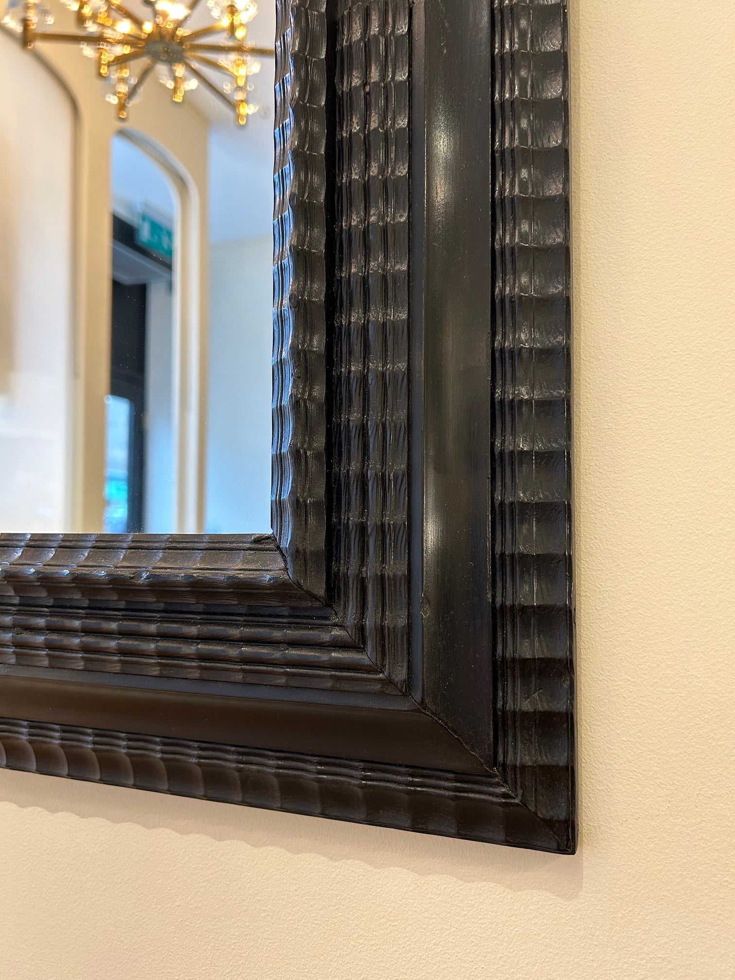 Flemish Style Ripple Frame Mirror