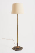 8910- Art Deco Brass Floor Lamp