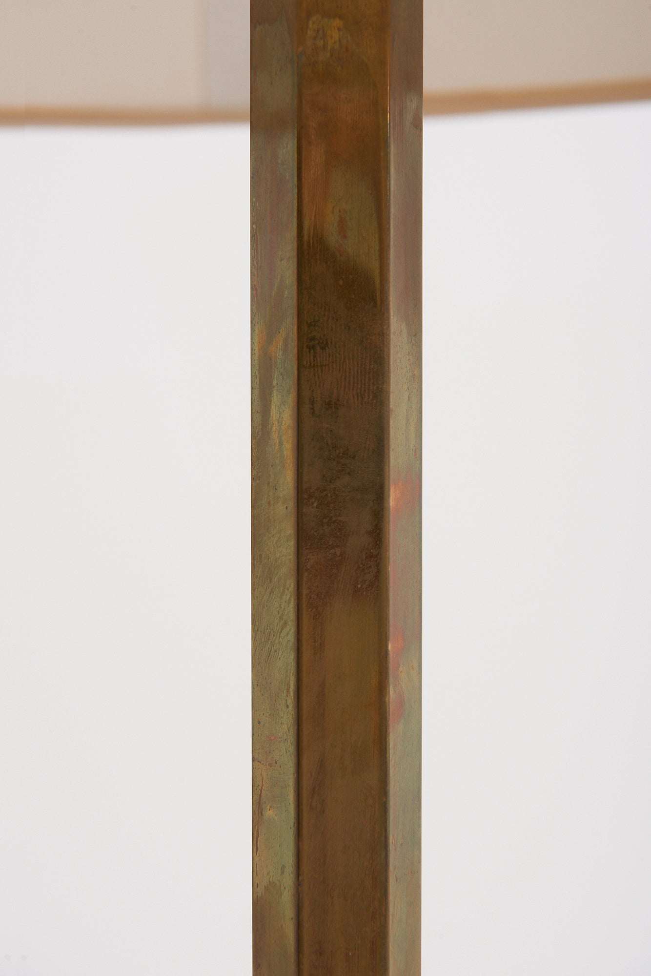 Art Deco Brass Floor Lamp
