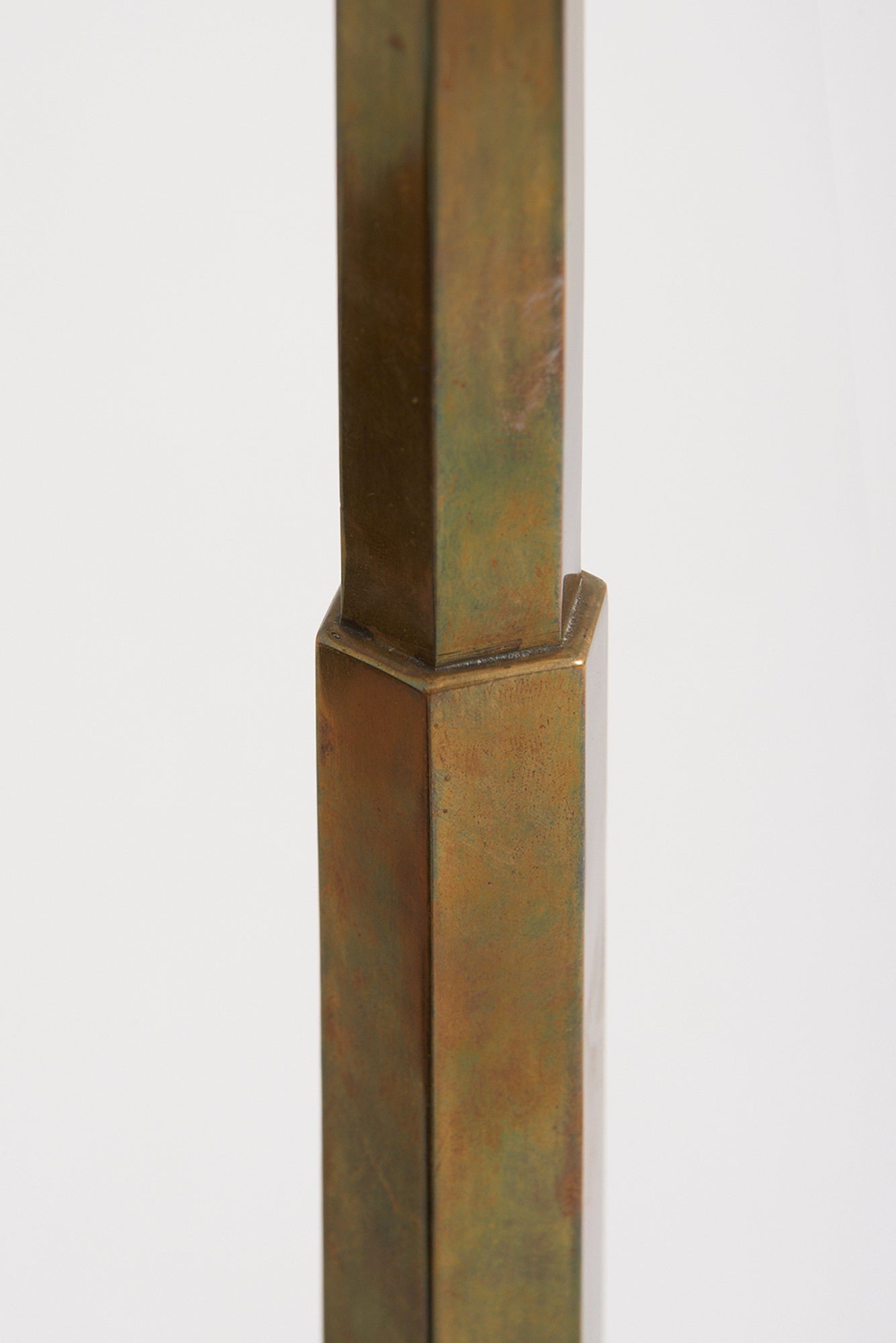 Art Deco Brass Floor Lamp