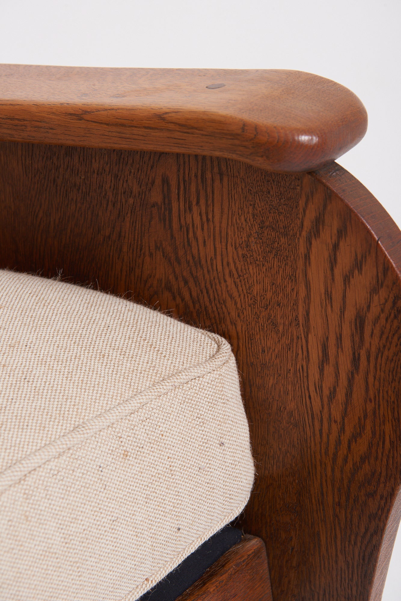 Pair of Early 20th Century Oak Armchairs