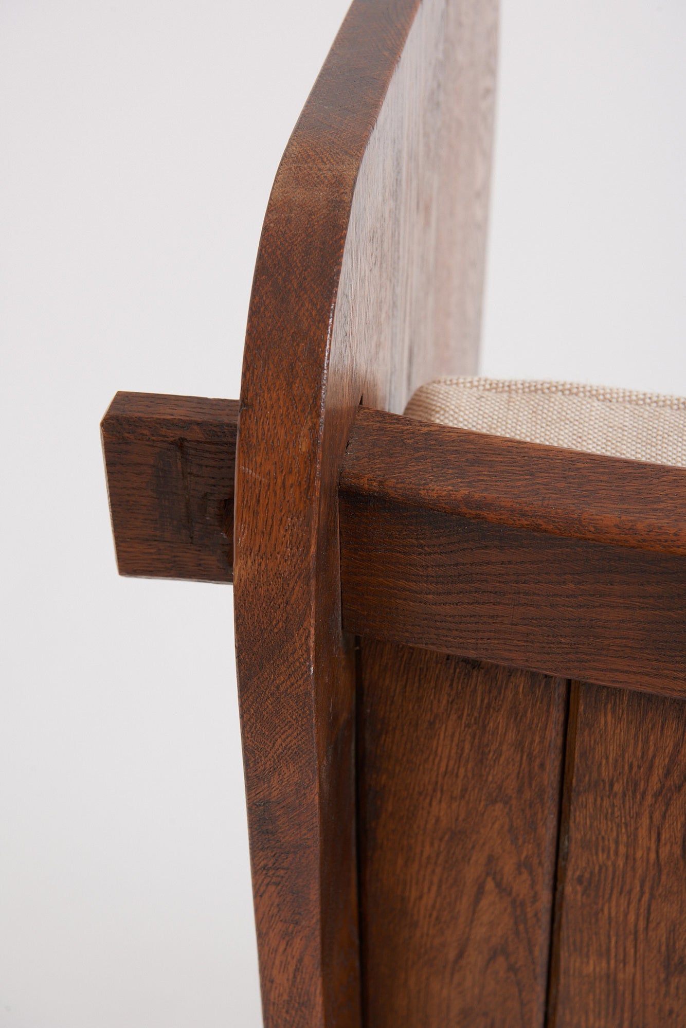 Pair of Early 20th Century Oak Armchairs