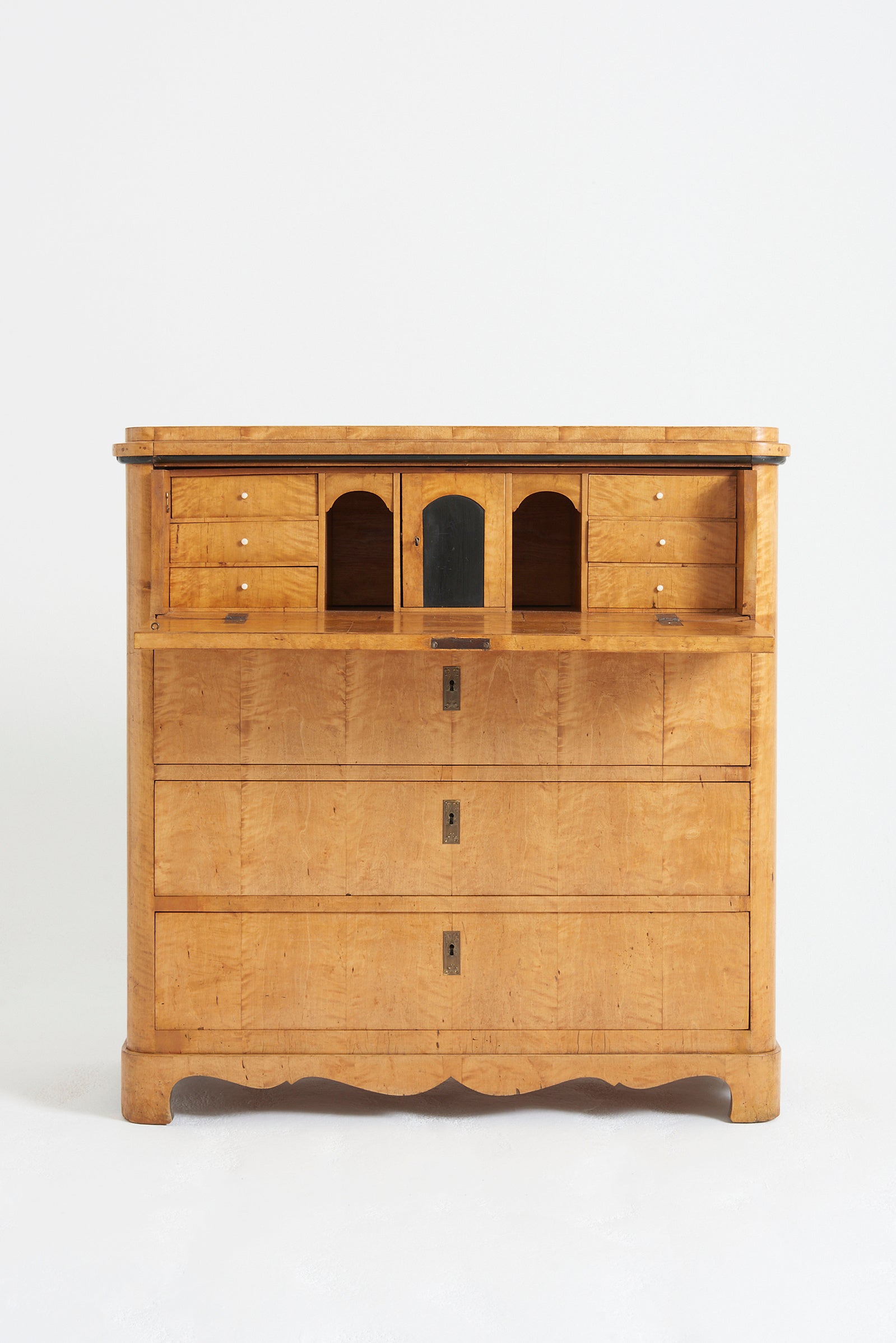 19th Century Satin Birch Chest of Drawers