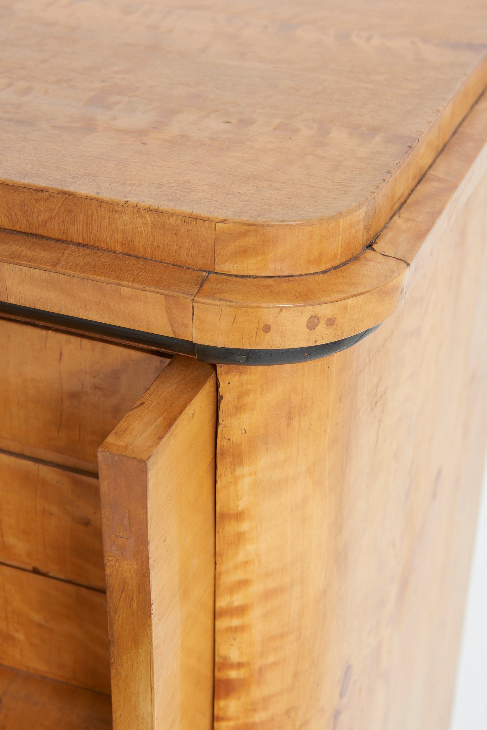 19th Century Satin Birch Chest of Drawers