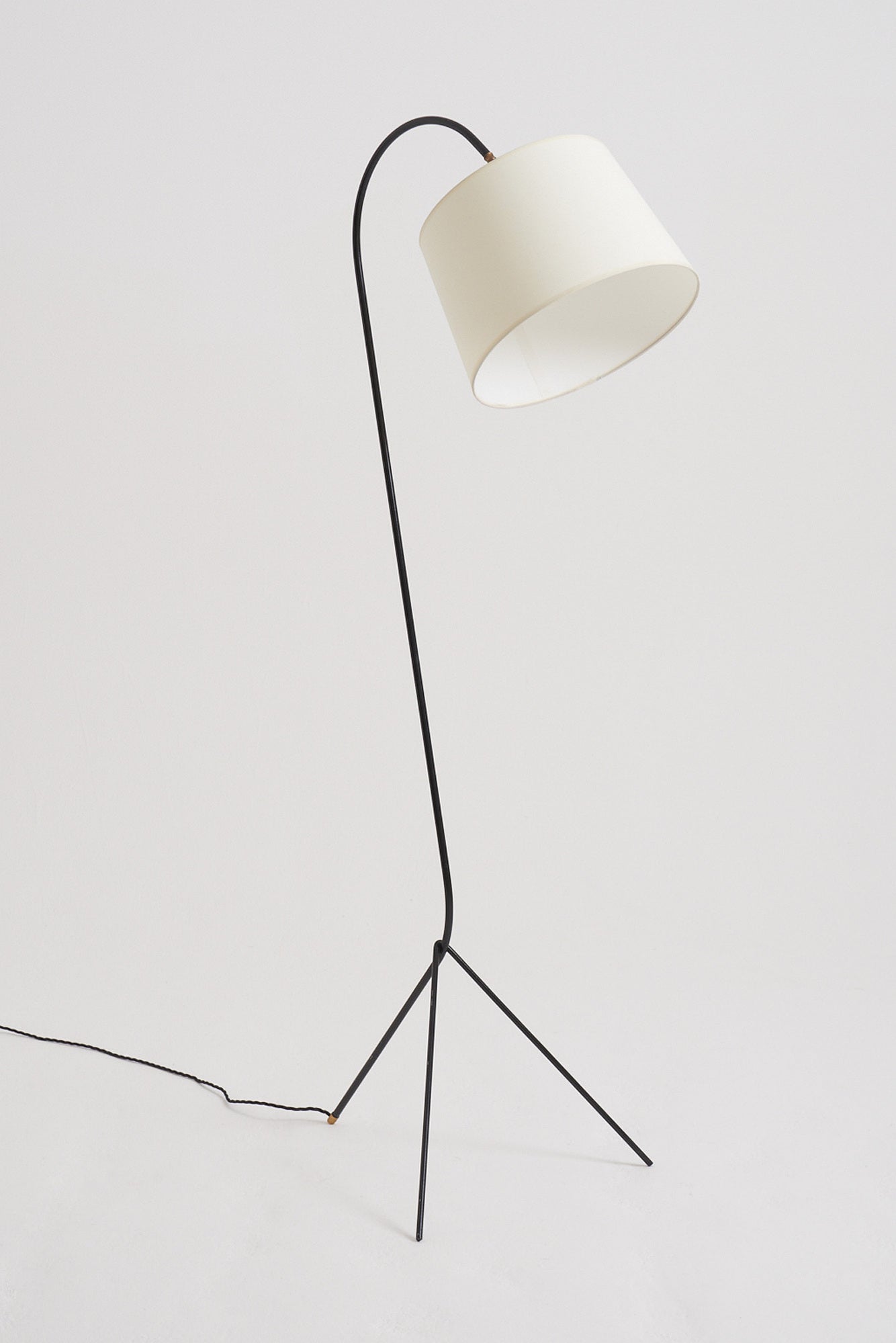 8937- Black Iron Floor Lamp