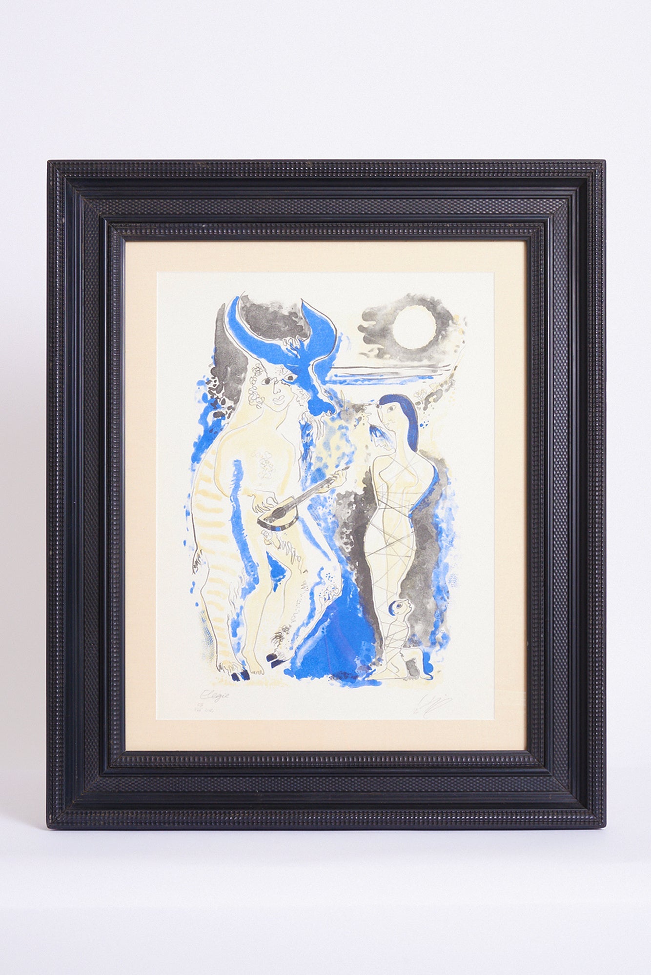 8956- Faun Playing the Guitar, 1975