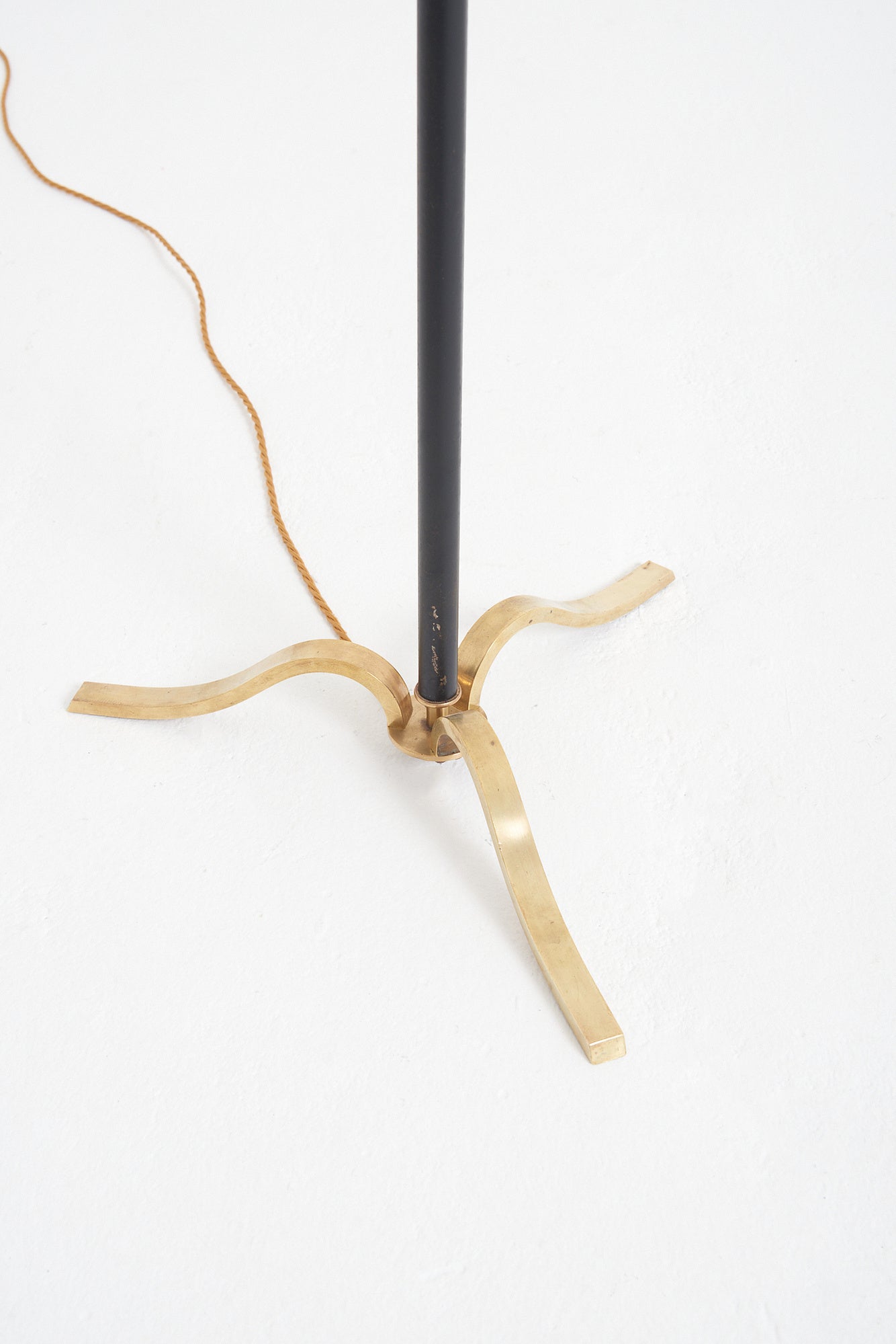 Mid-Century Brass Floor Lamp
