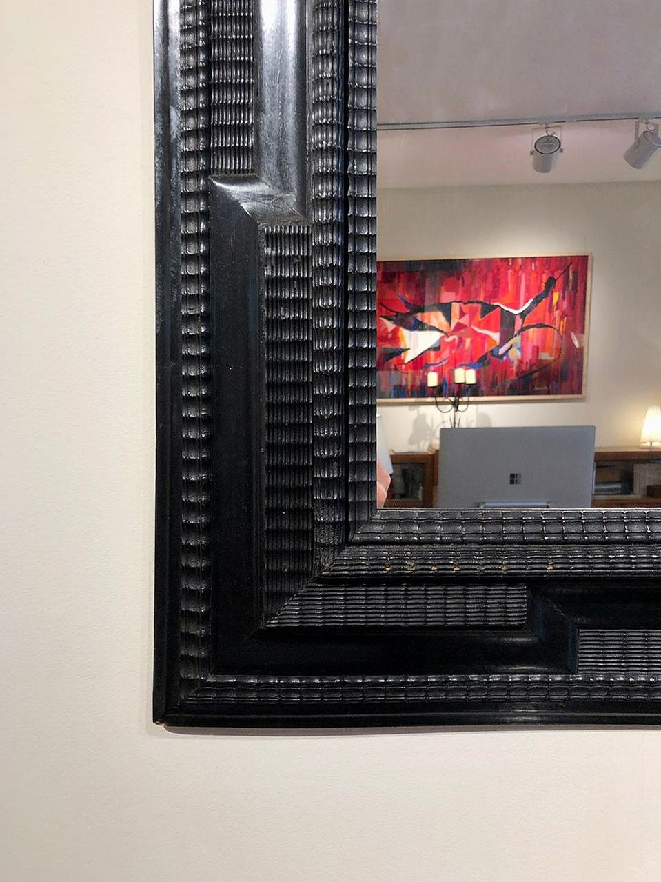 Flemish Style Ripple Frame Mirror