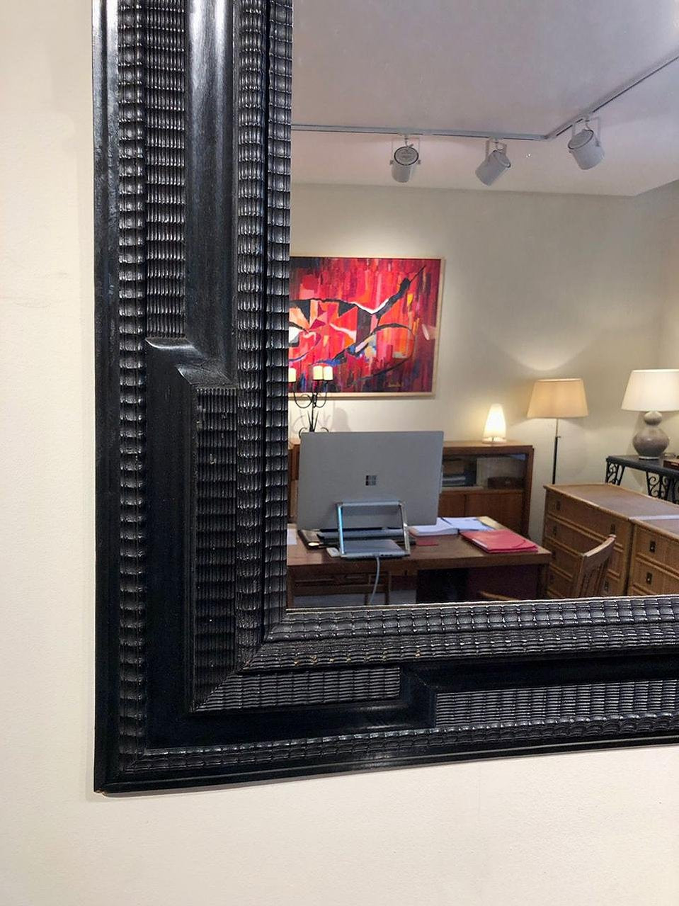Flemish Style Ripple Frame Mirror
