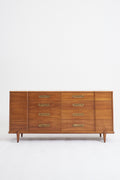 8996- Mid-Century Walnut Chest of Drawers