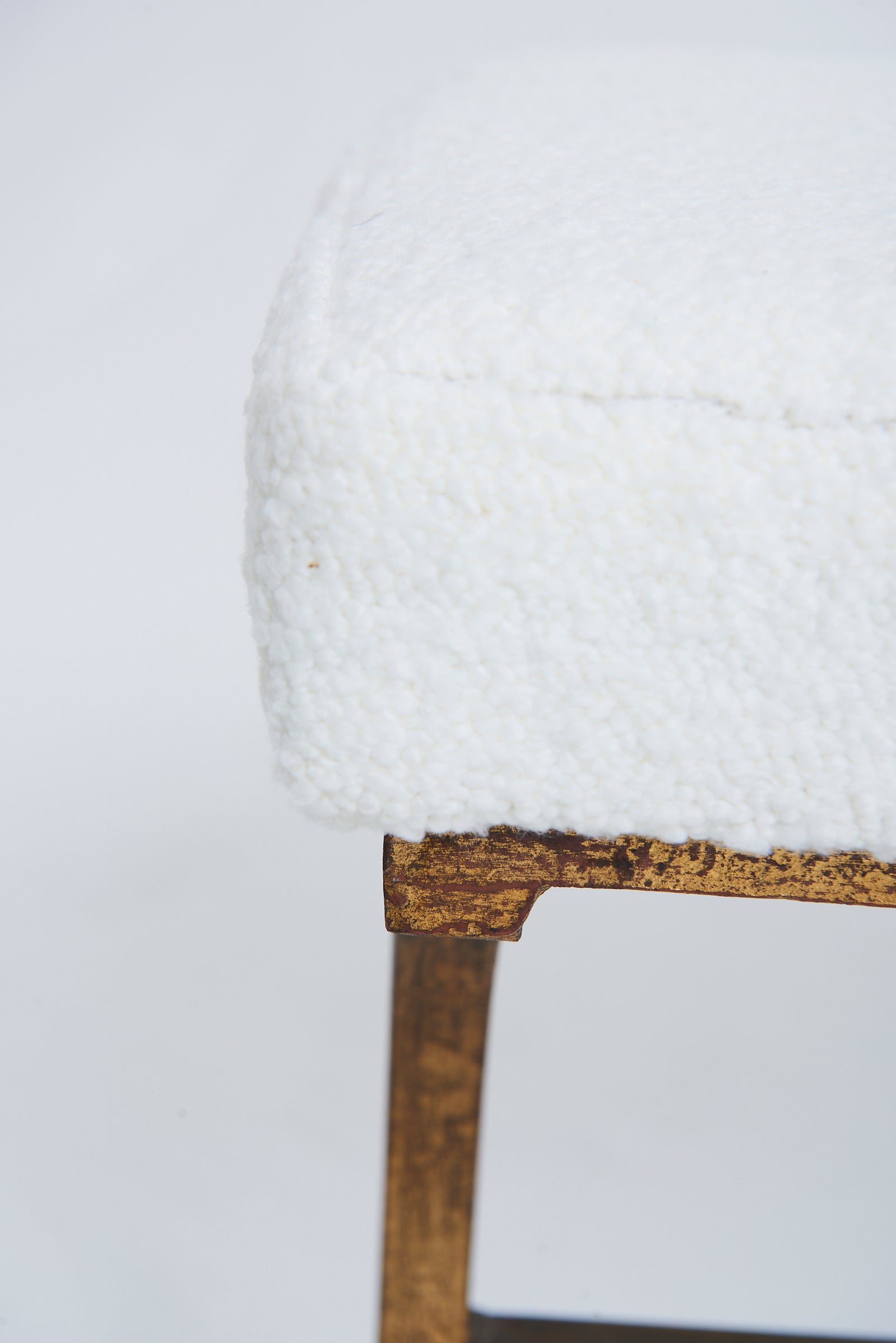 Gilt Iron Long Stool